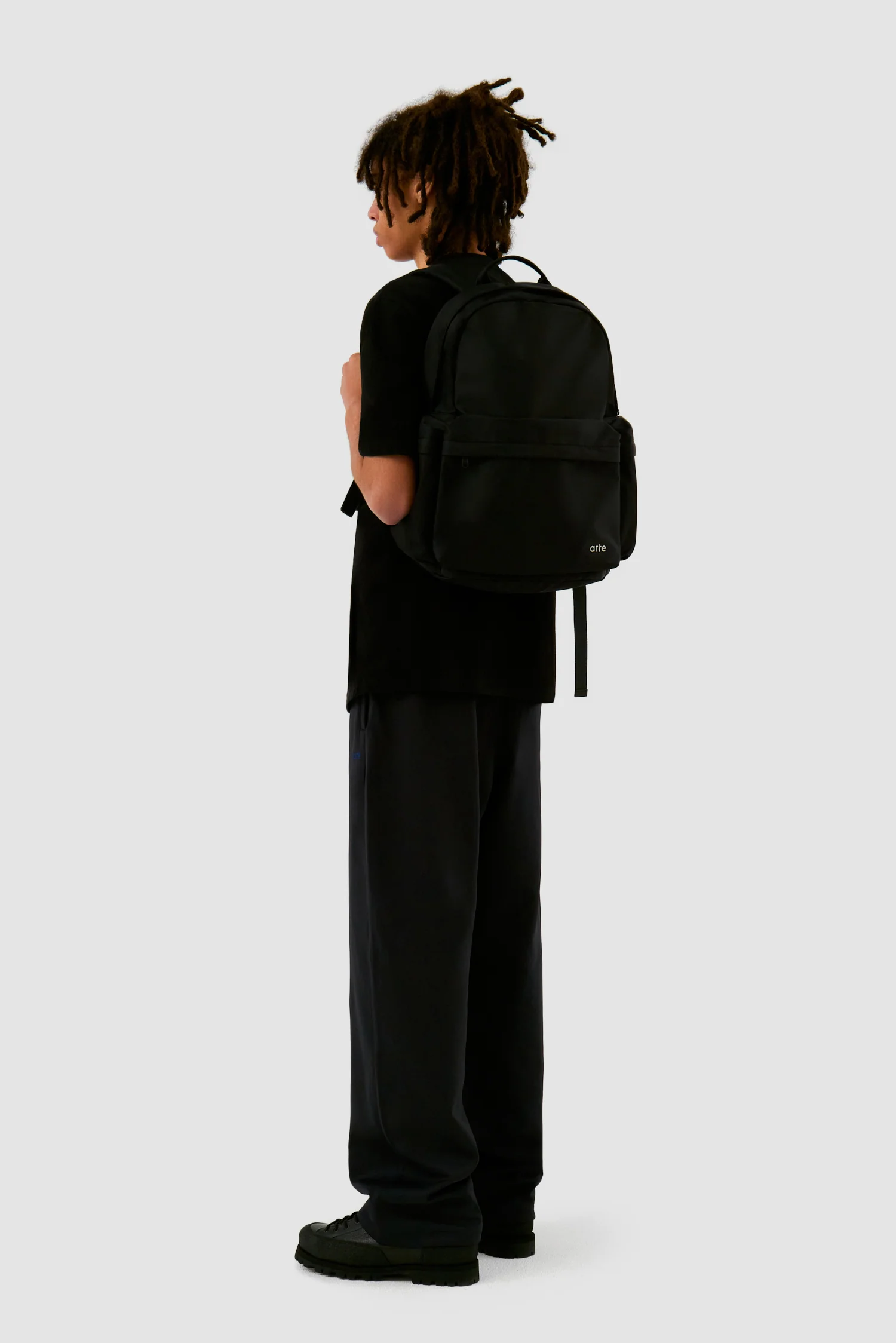 3D Pocket Backpack - Black - Image 7