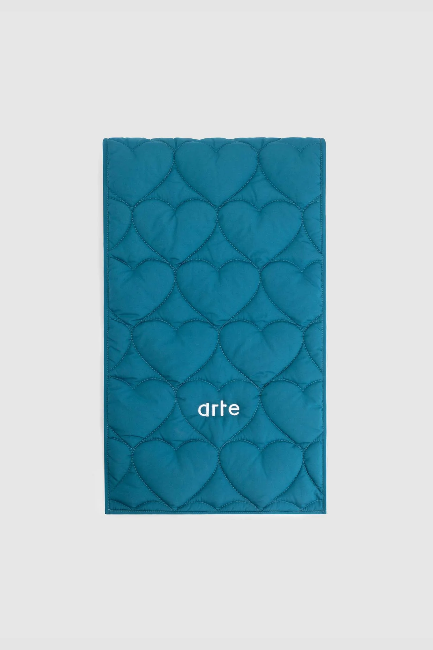 Aaron Padded Scarf - Petrol Blue - Image 3