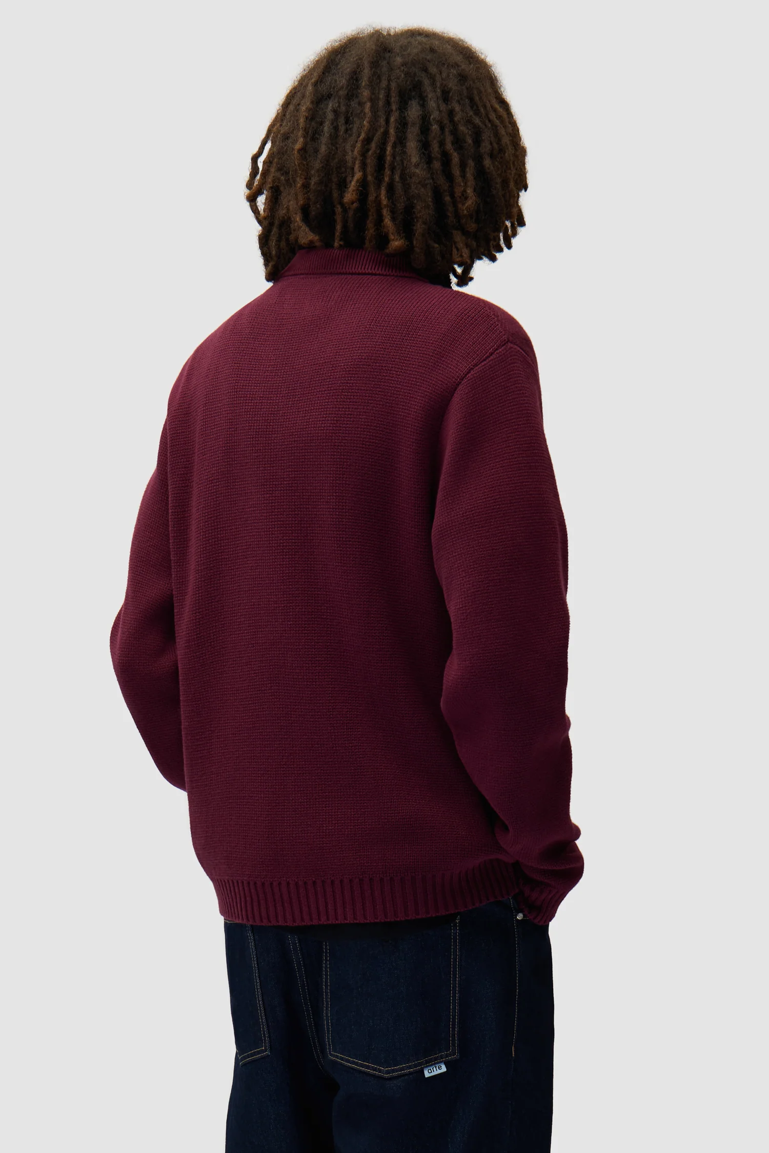 All Together Cardigan - Bordeaux - Image 3