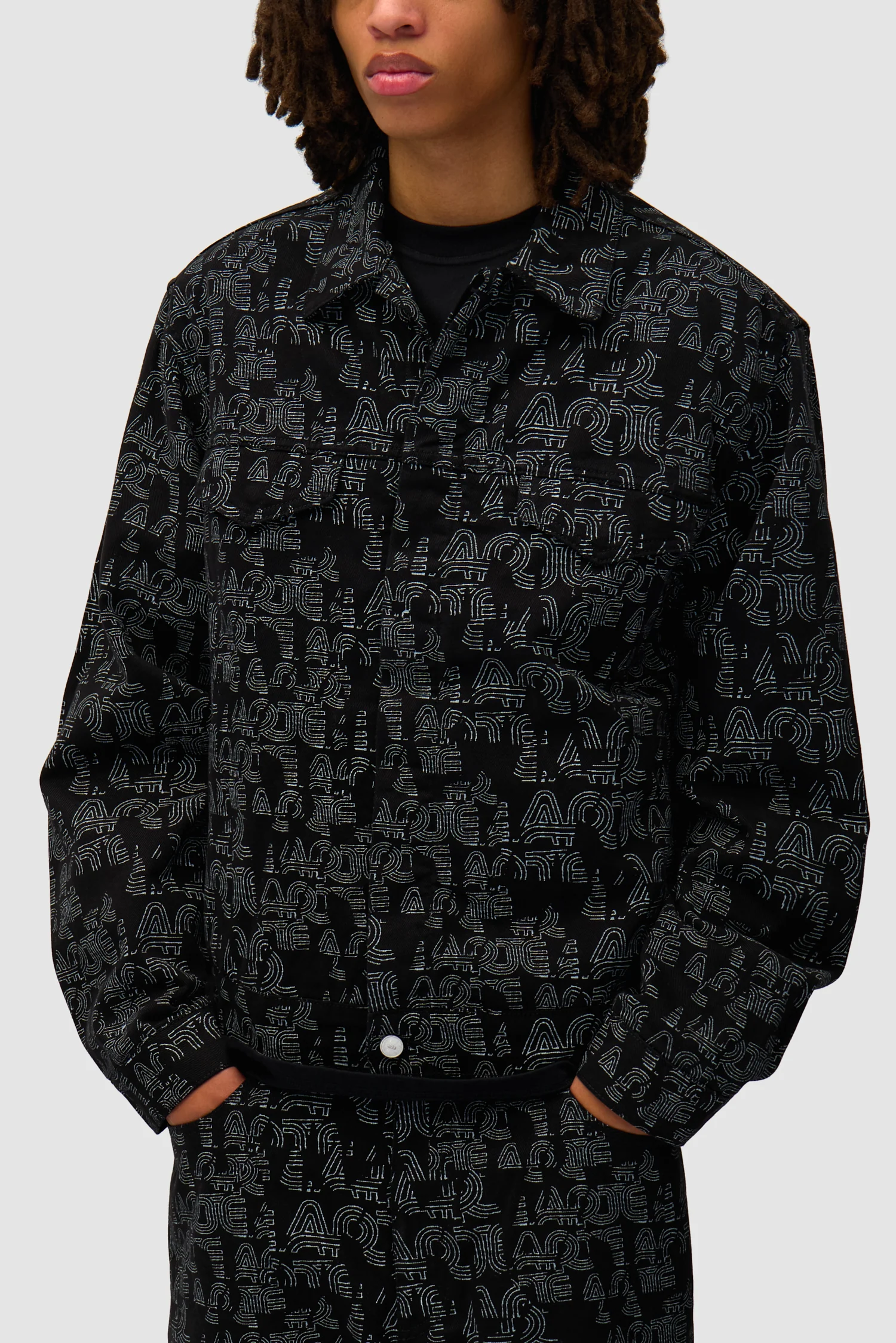 Allover Arte Jacket - Black - Image 7
