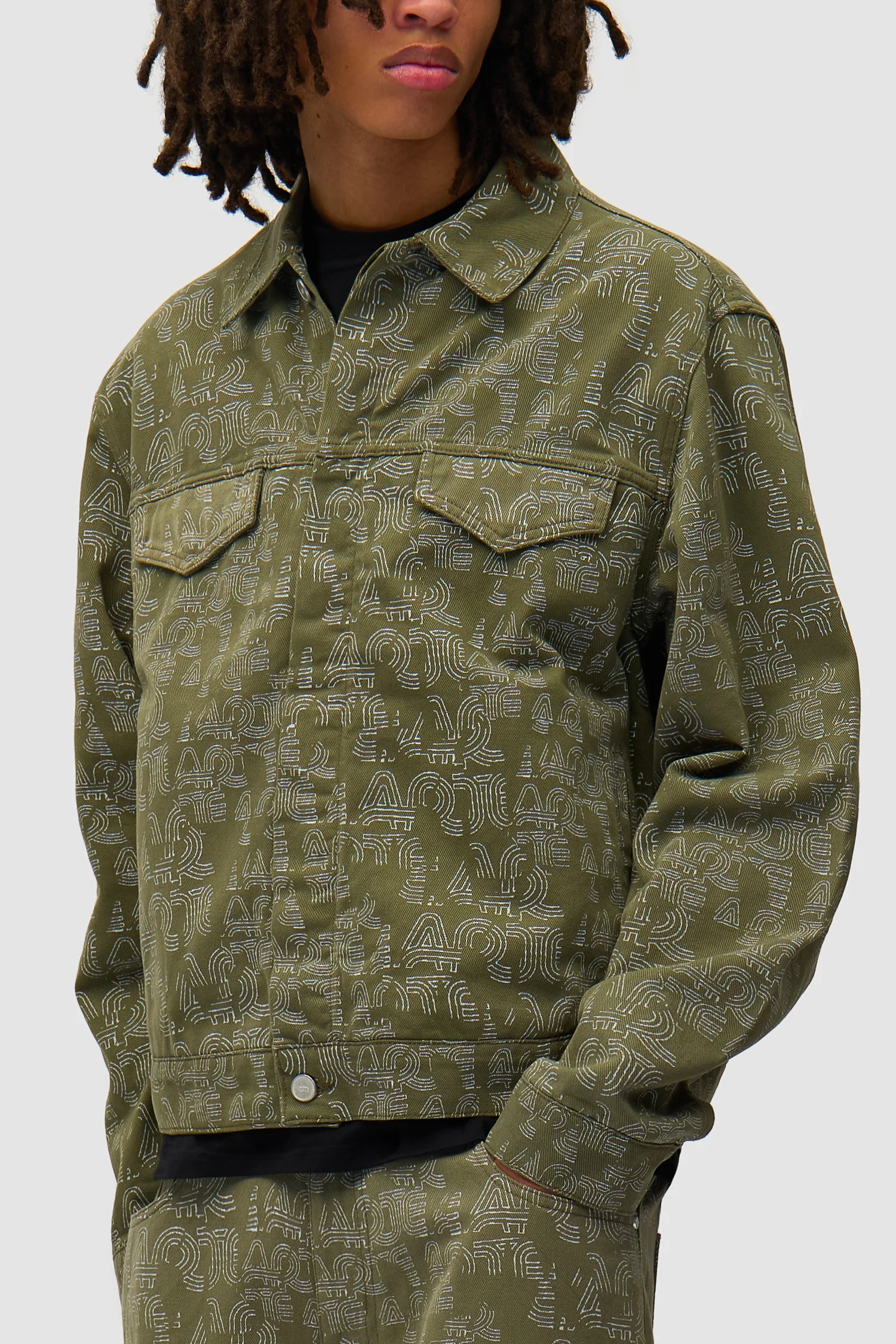 Allover Arte Jacket - Green - Image 7
