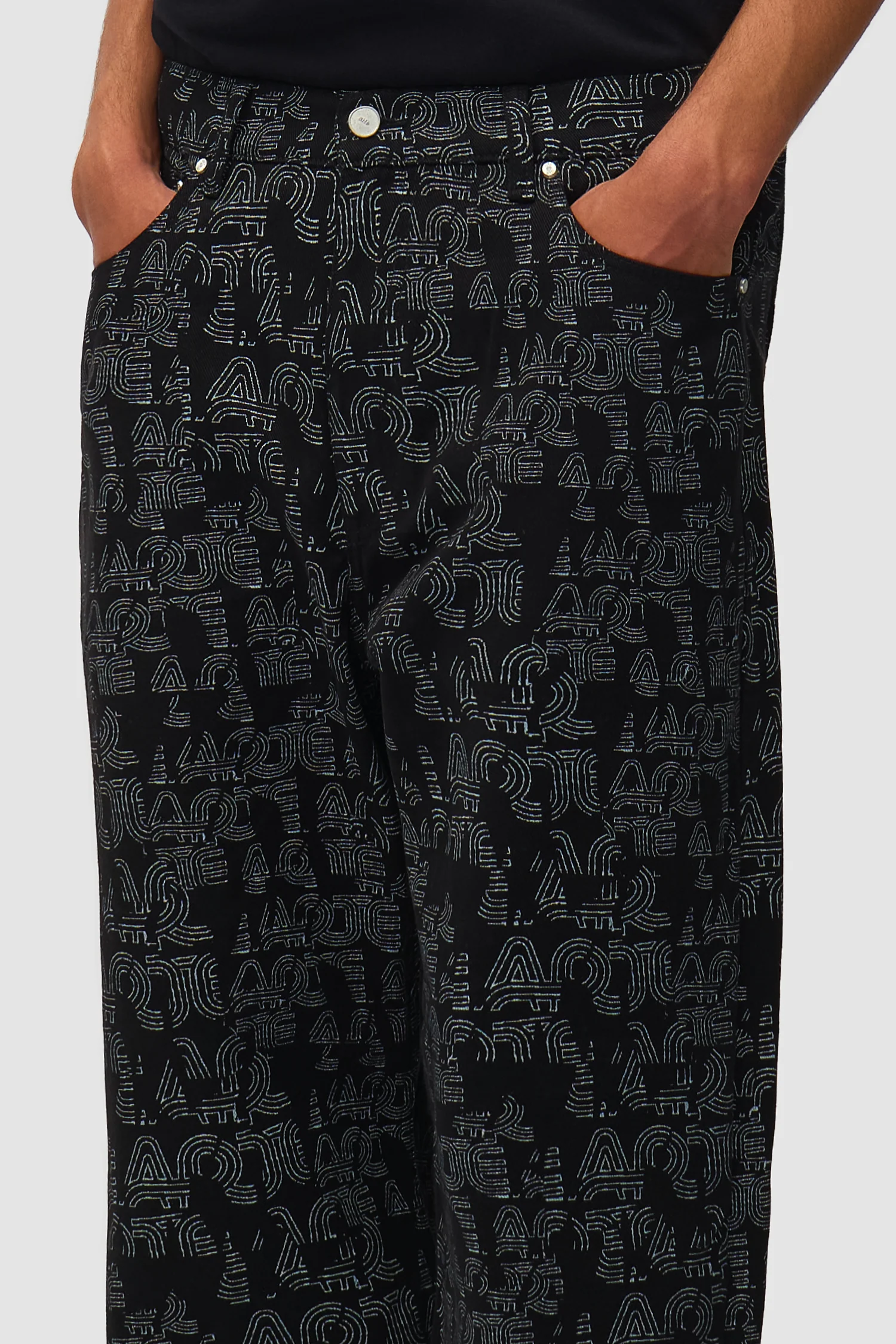 Allover Arte Pants - Black - Image 8