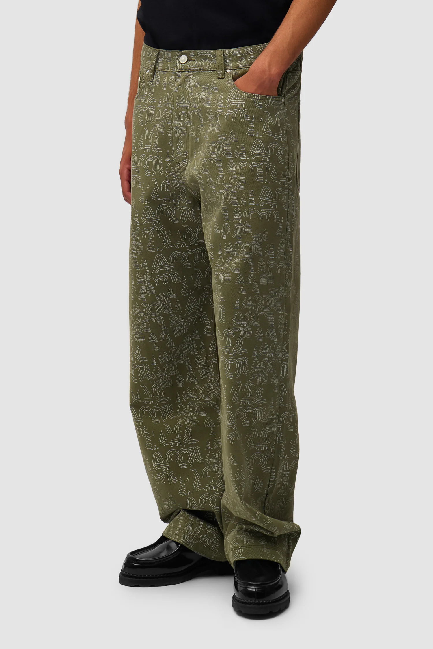 Allover Arte Pants - Green - Image 7