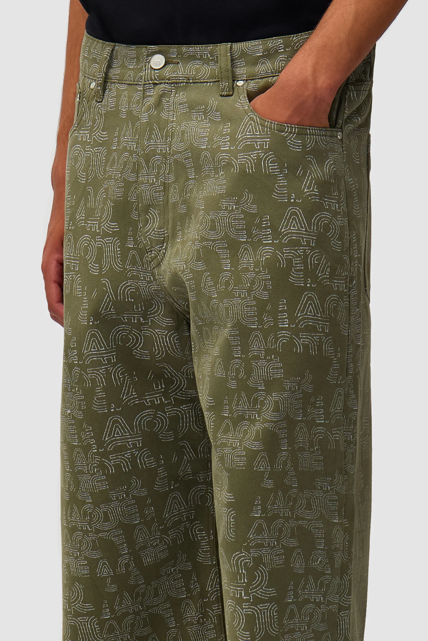 Allover Arte Pants - Green - Image 8