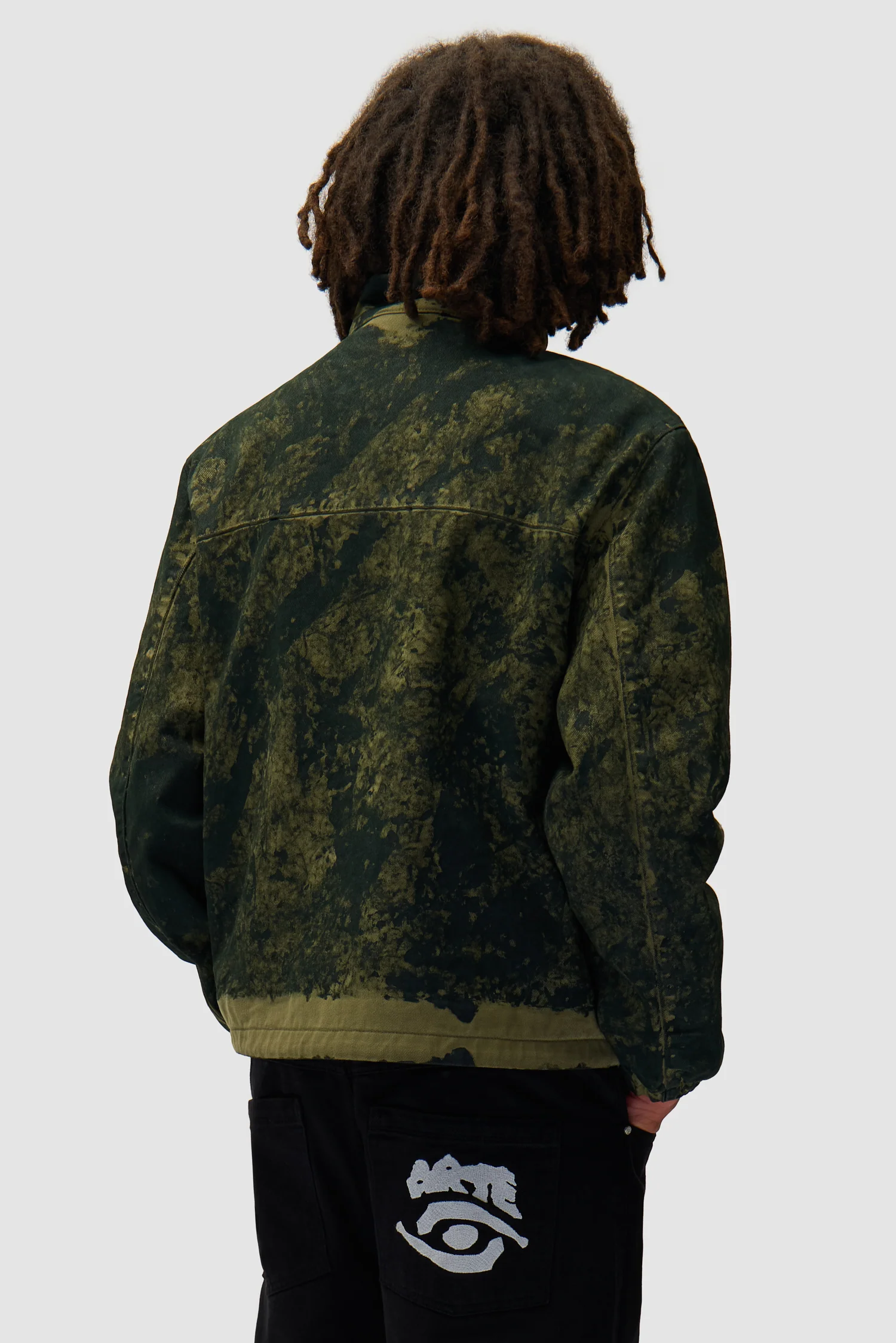 Allover Paint Jacket - Green - Image 3