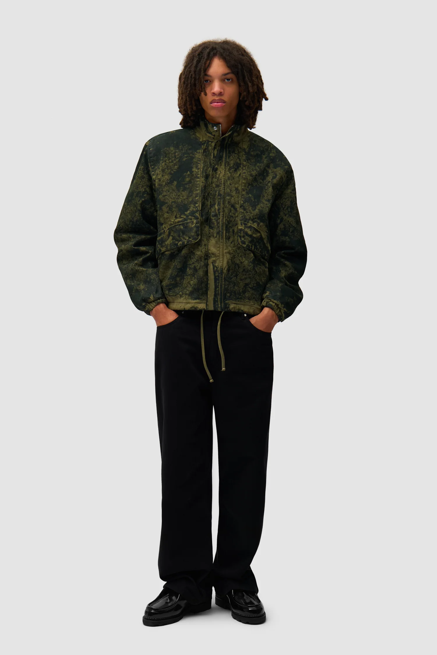 Allover Paint Jacket - Green - Image 4