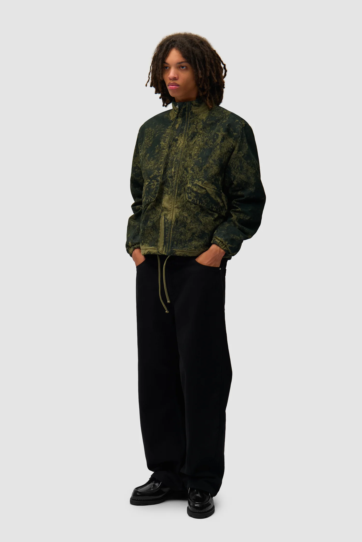 Allover Paint Jacket - Green - Image 5