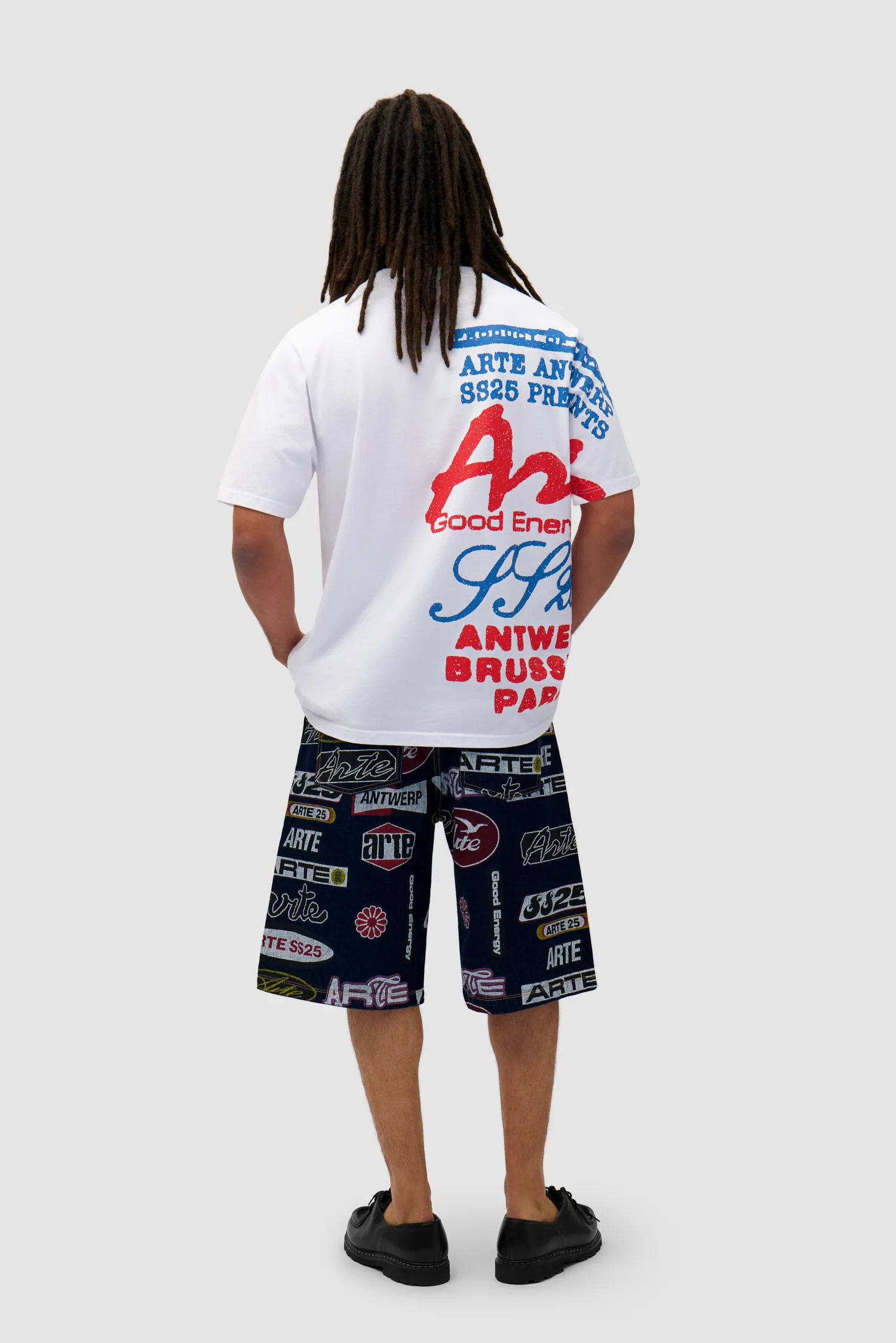 Allover Print Short - Dark Denim - Image 7