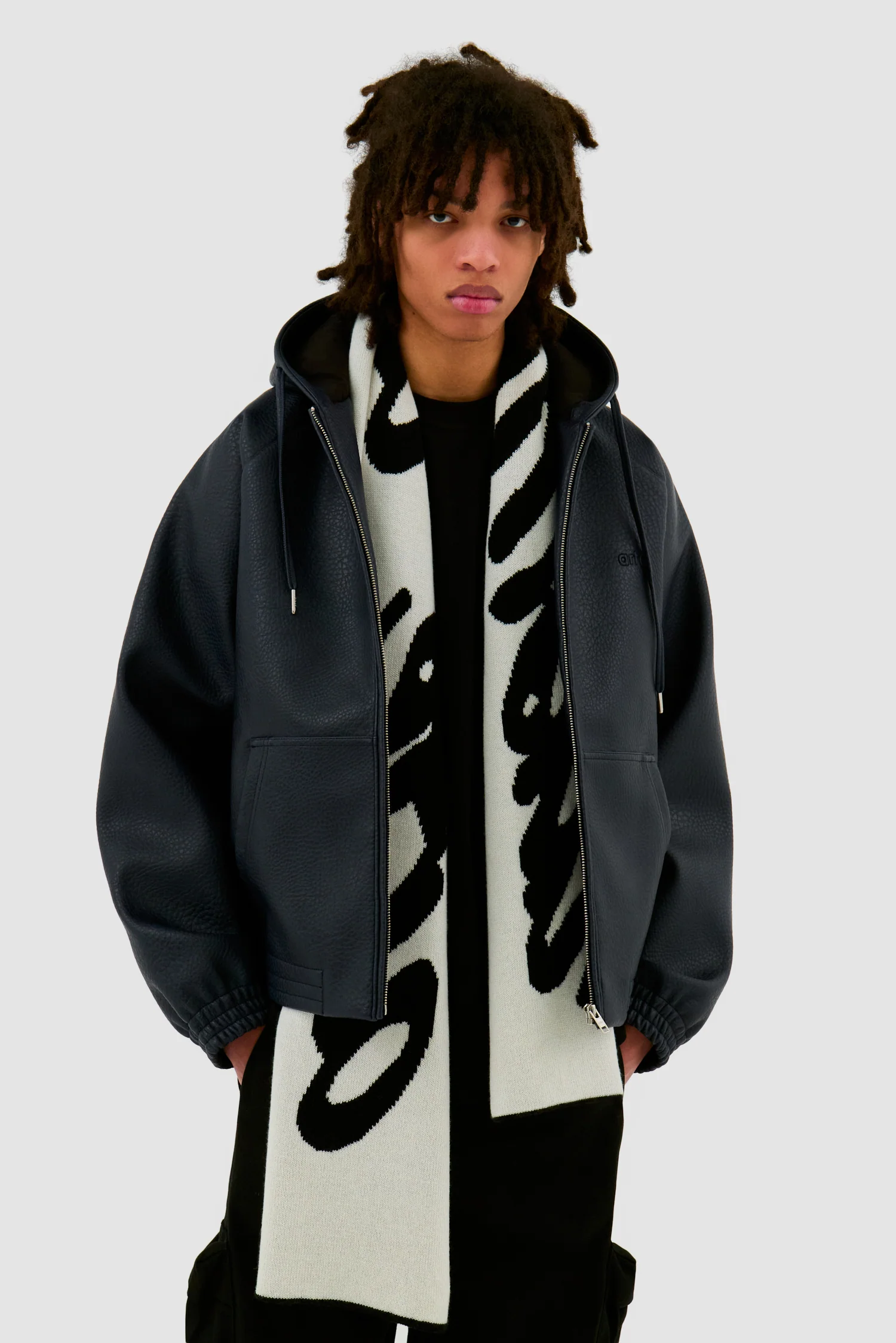 Antwerp Scarf - Black - Image 3