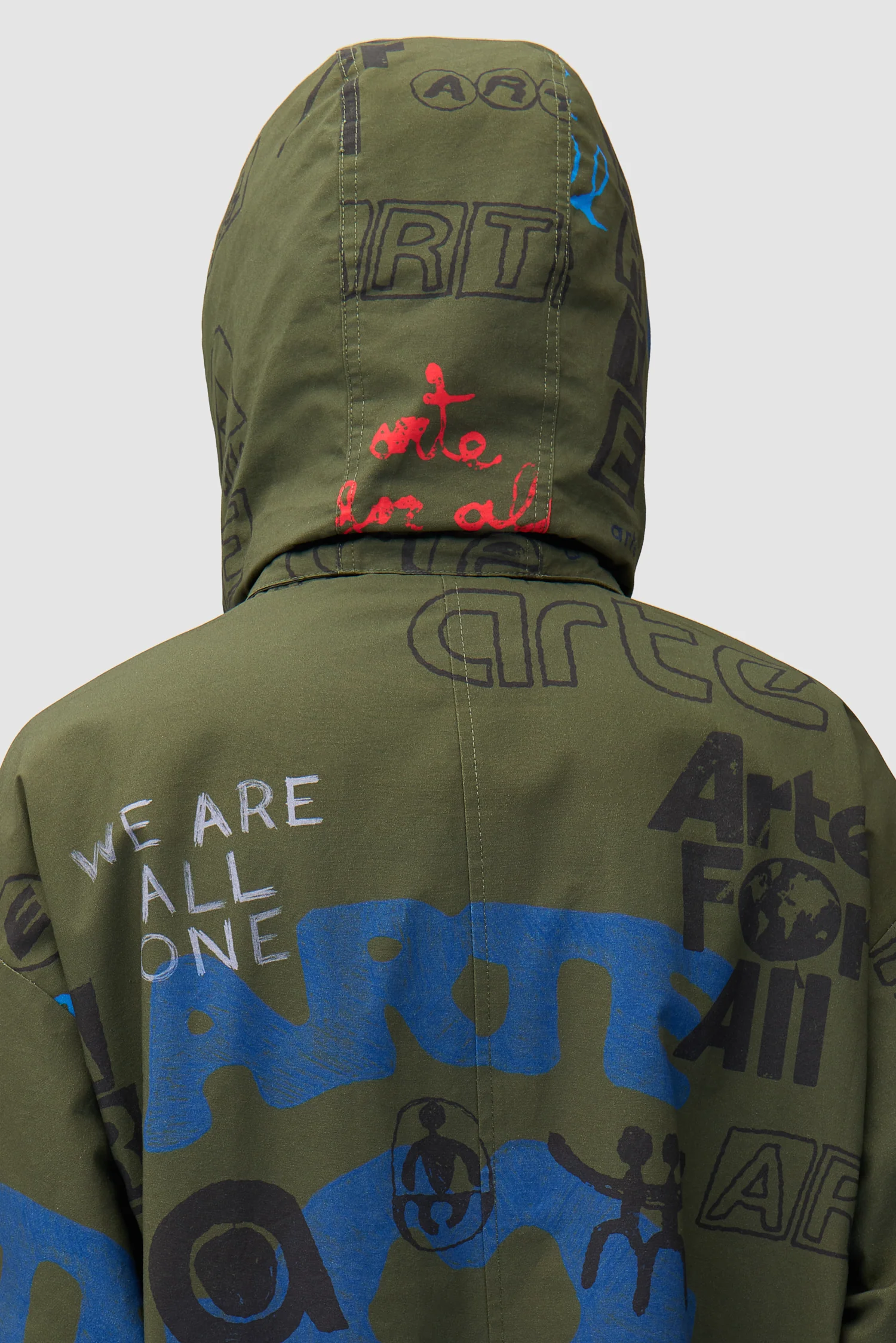 Art Saves Coat - Dark Green - Image 8