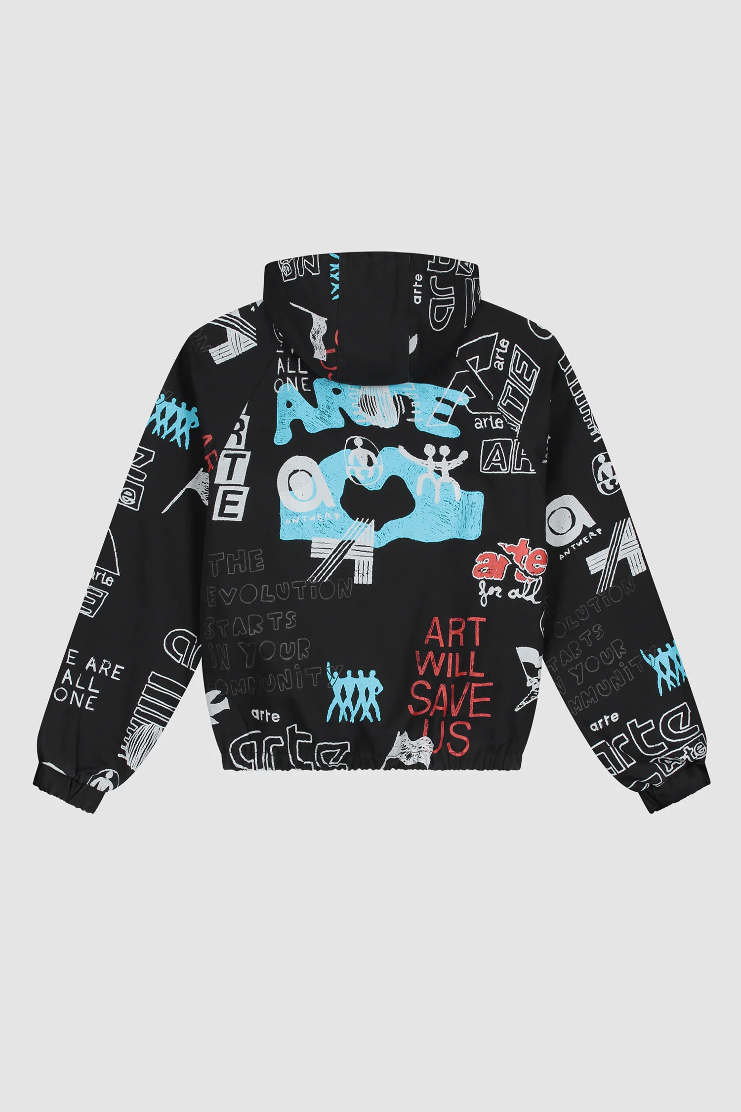 Graffiti Allover Jacket - Black - Image 10
