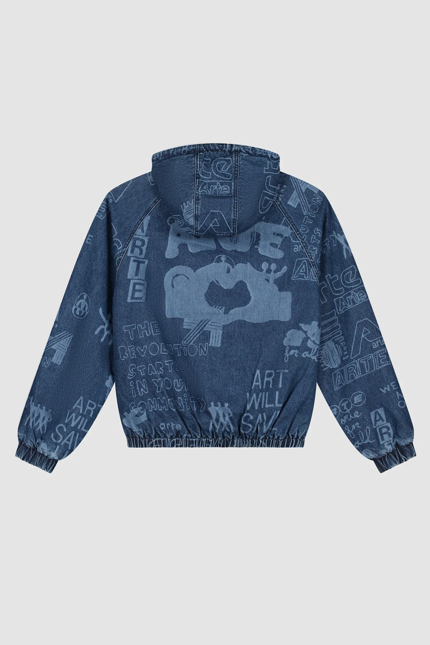 Graffiti Allover Jacket - Bleach - Image 10
