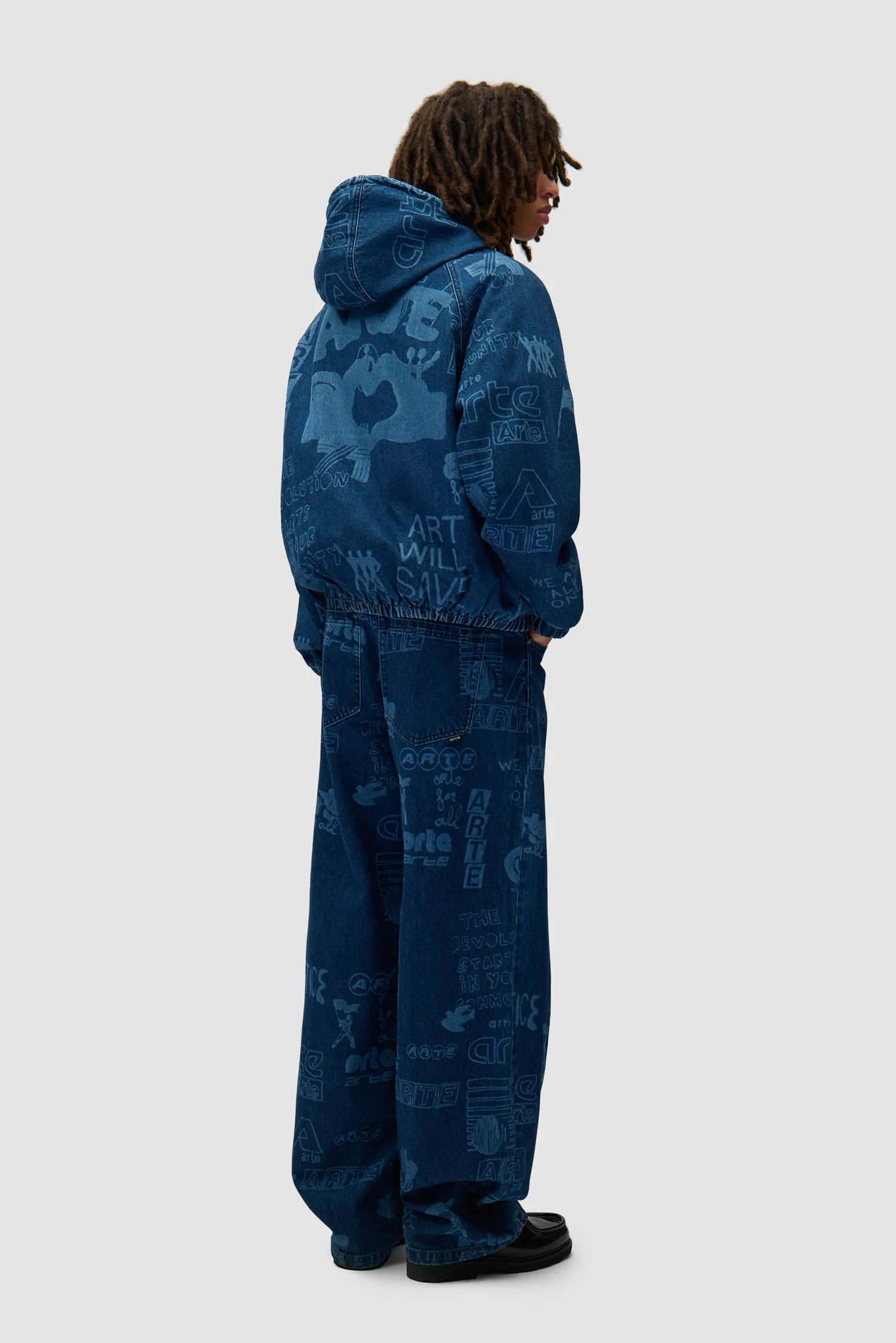 Graffiti Allover Jacket - Bleach - Image 6