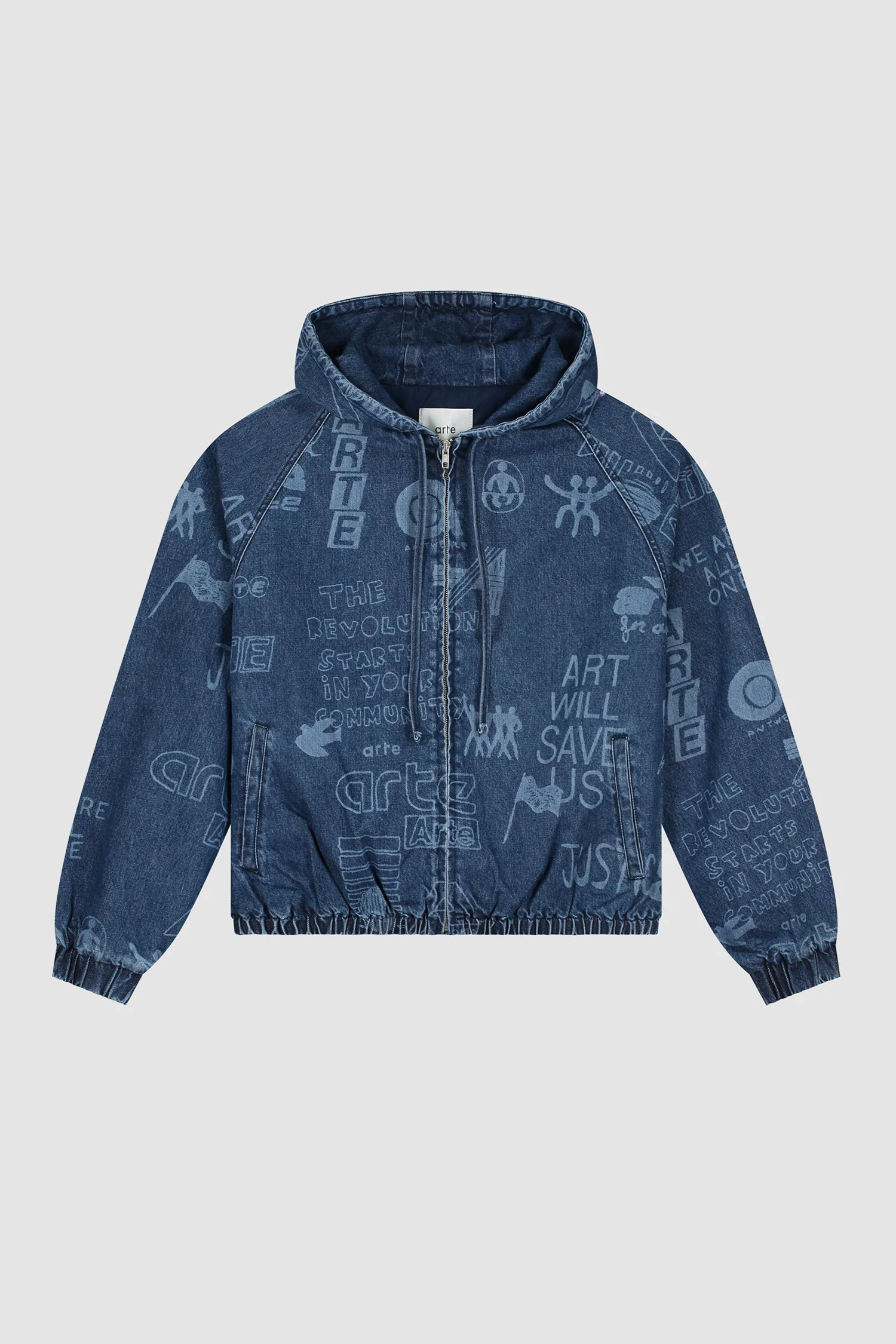 Graffiti Allover Jacket - Bleach - Image 9