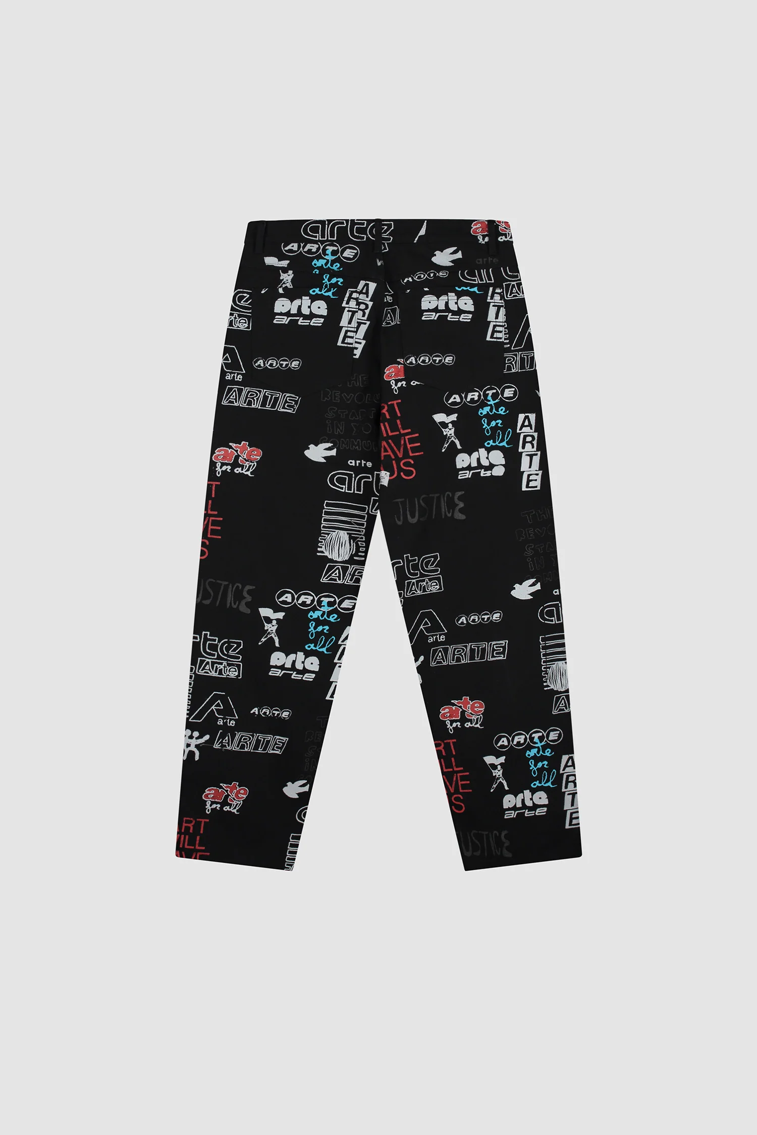 Graffiti Allover Pants - Black - Image 10
