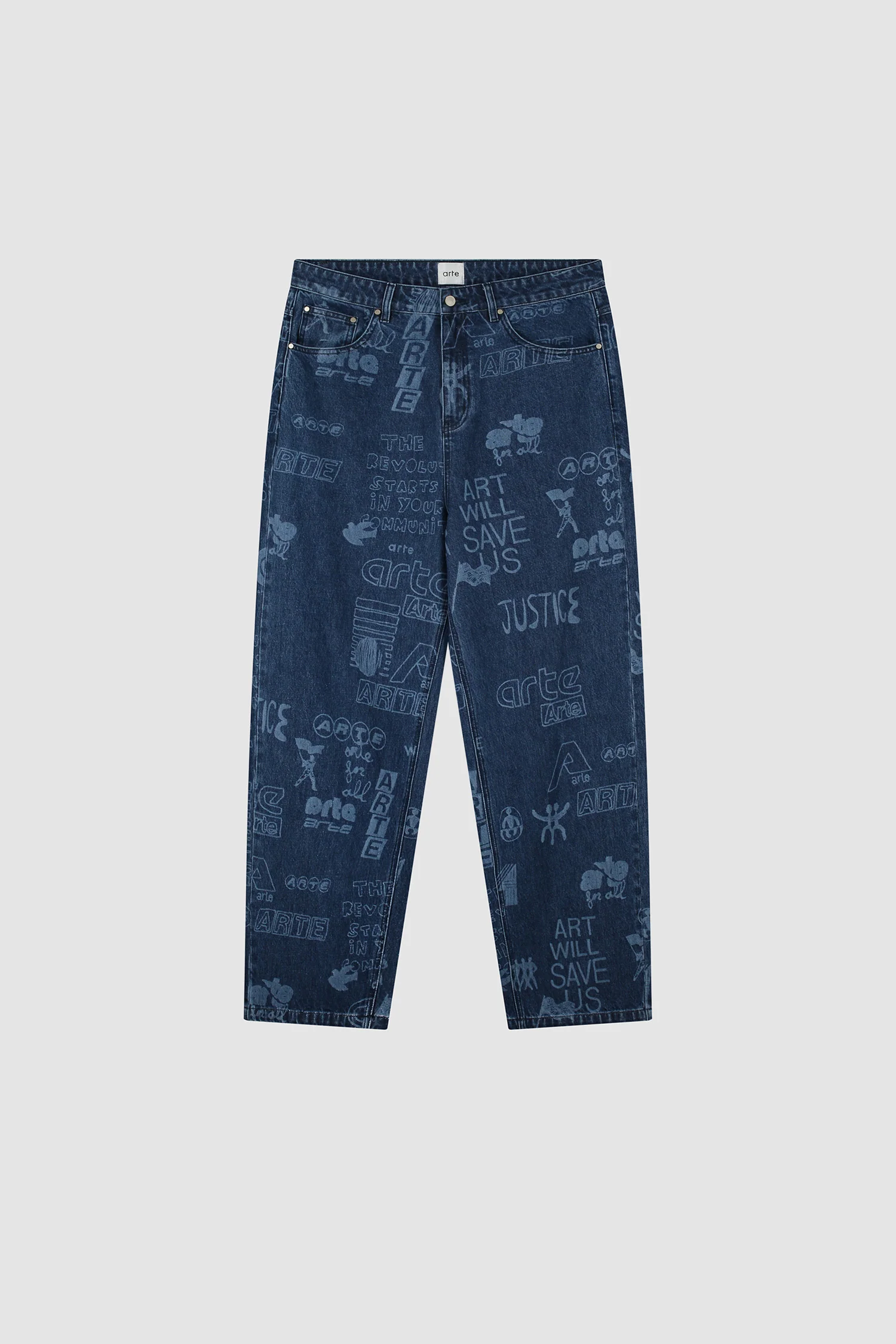 Graffiti Allover Pants - Bleach - Image 9