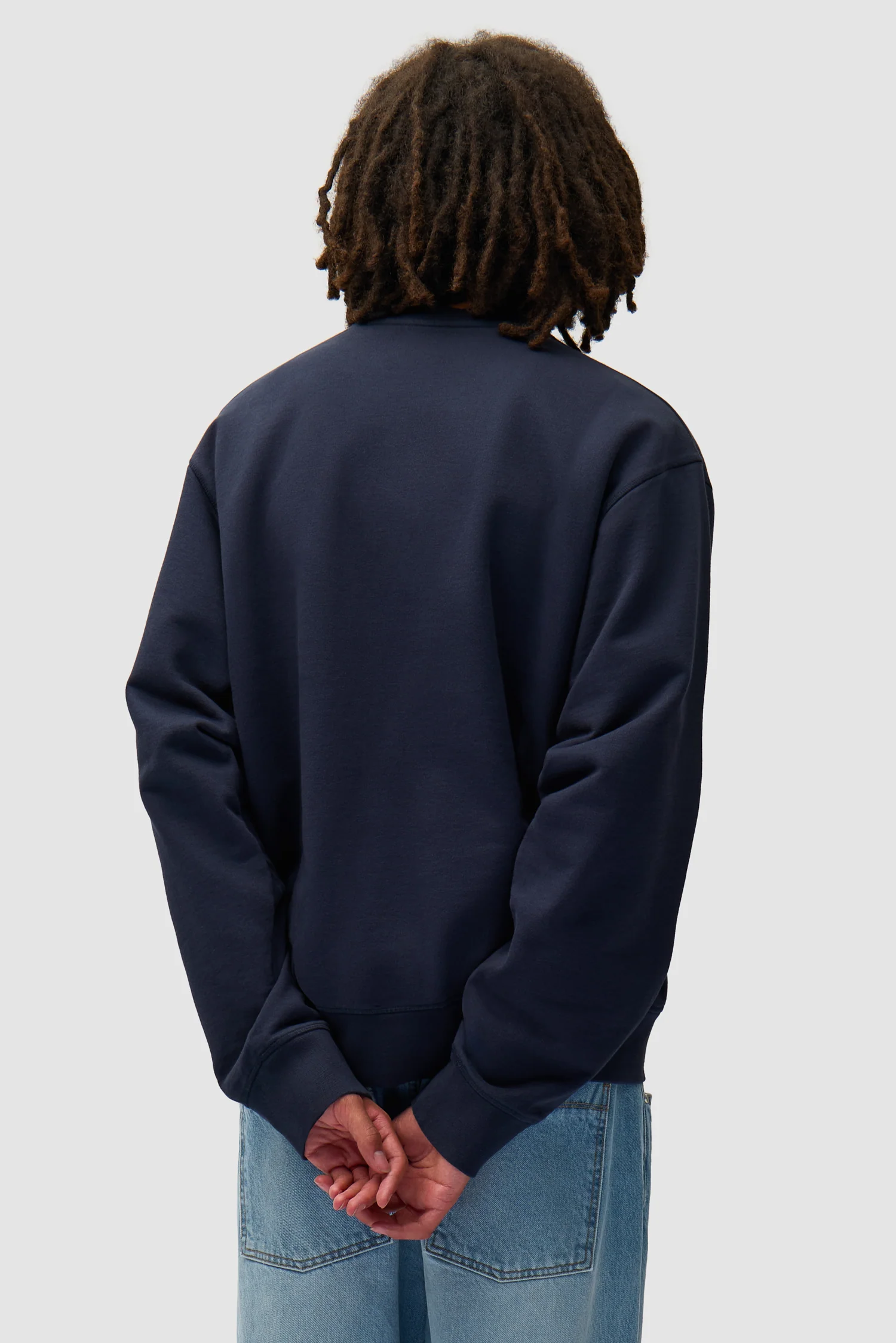 Arte Blocks Crewneck - Navy - Image 3