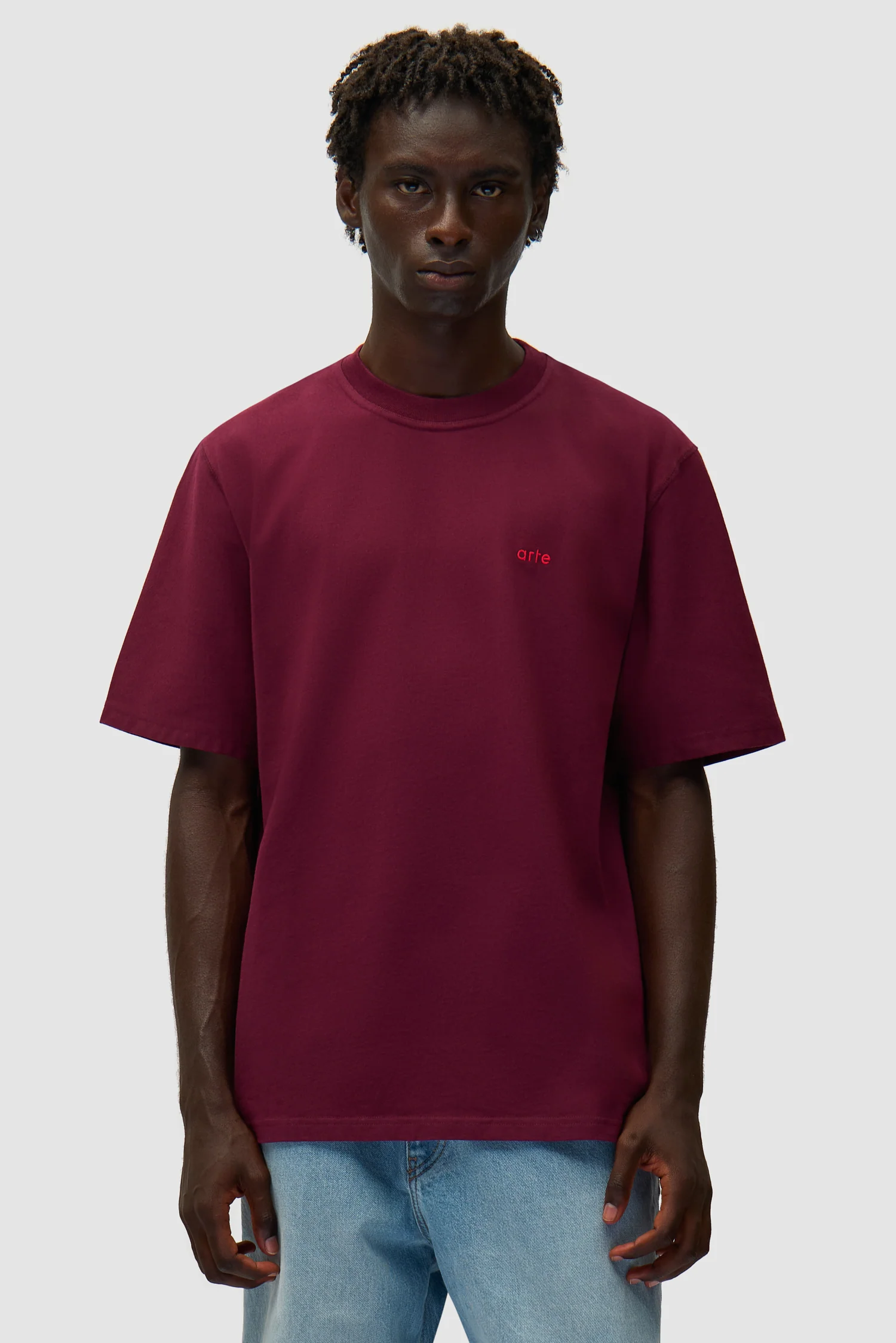 Arte For All T-shirt - Bordeaux - Image 3
