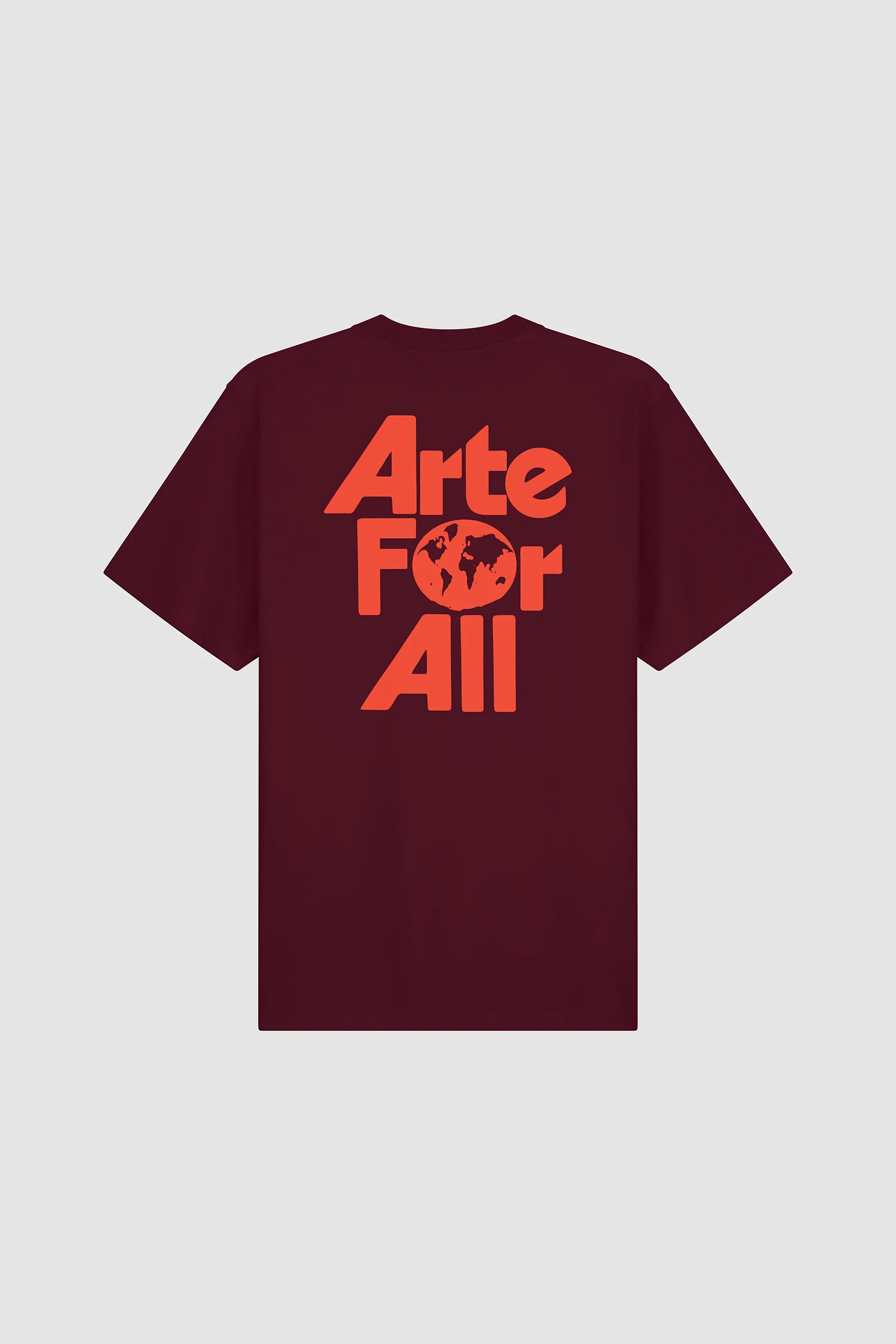 Arte For All T-shirt - Bordeaux - Image 8