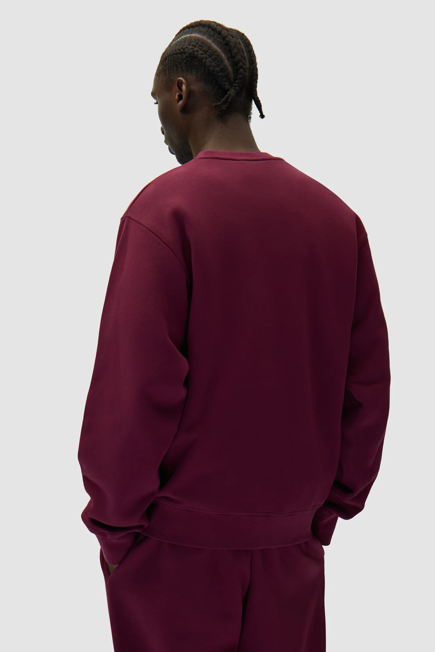 Arte Heart Crewneck - Bordeaux - Image 3
