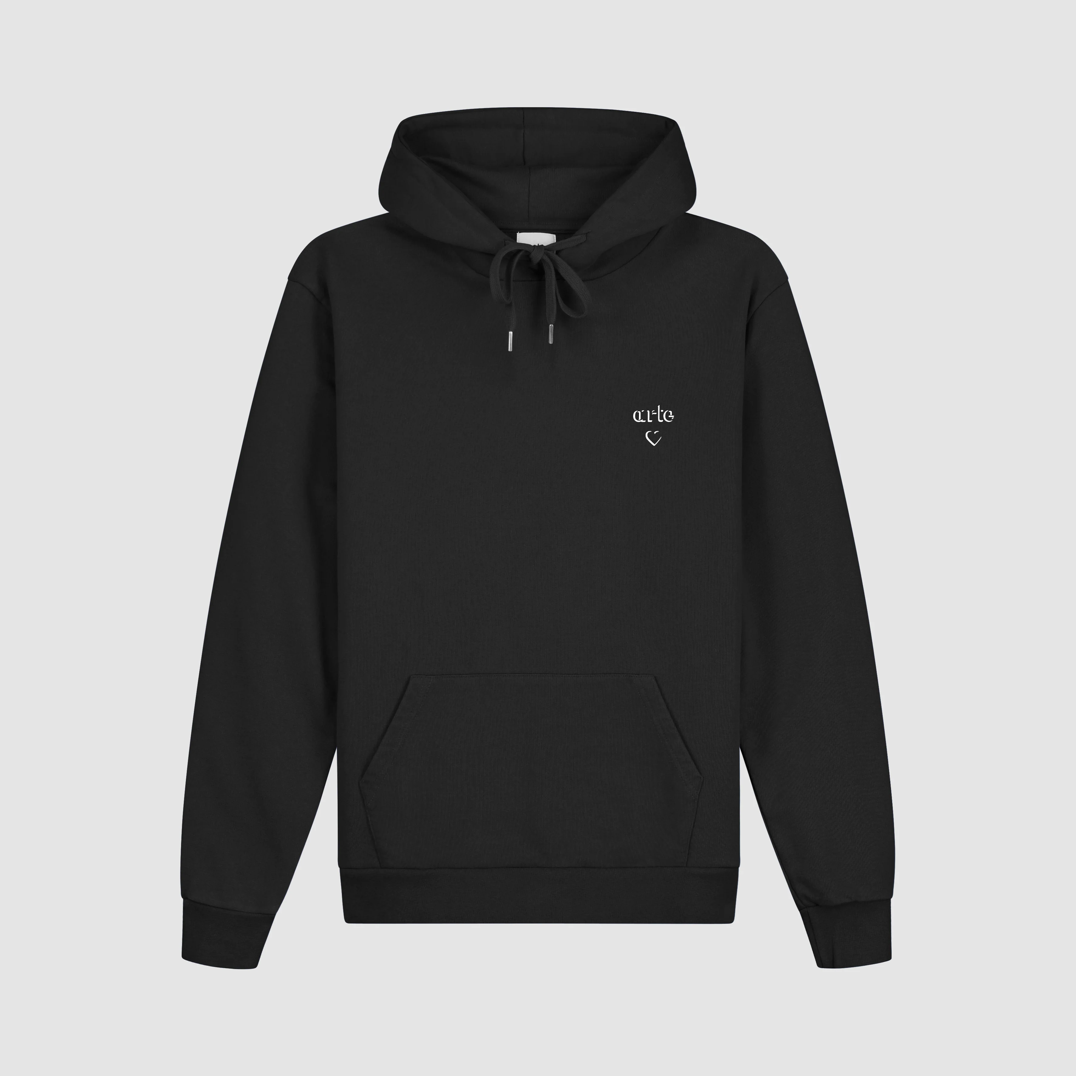 Arte Heart Hoodie - Black