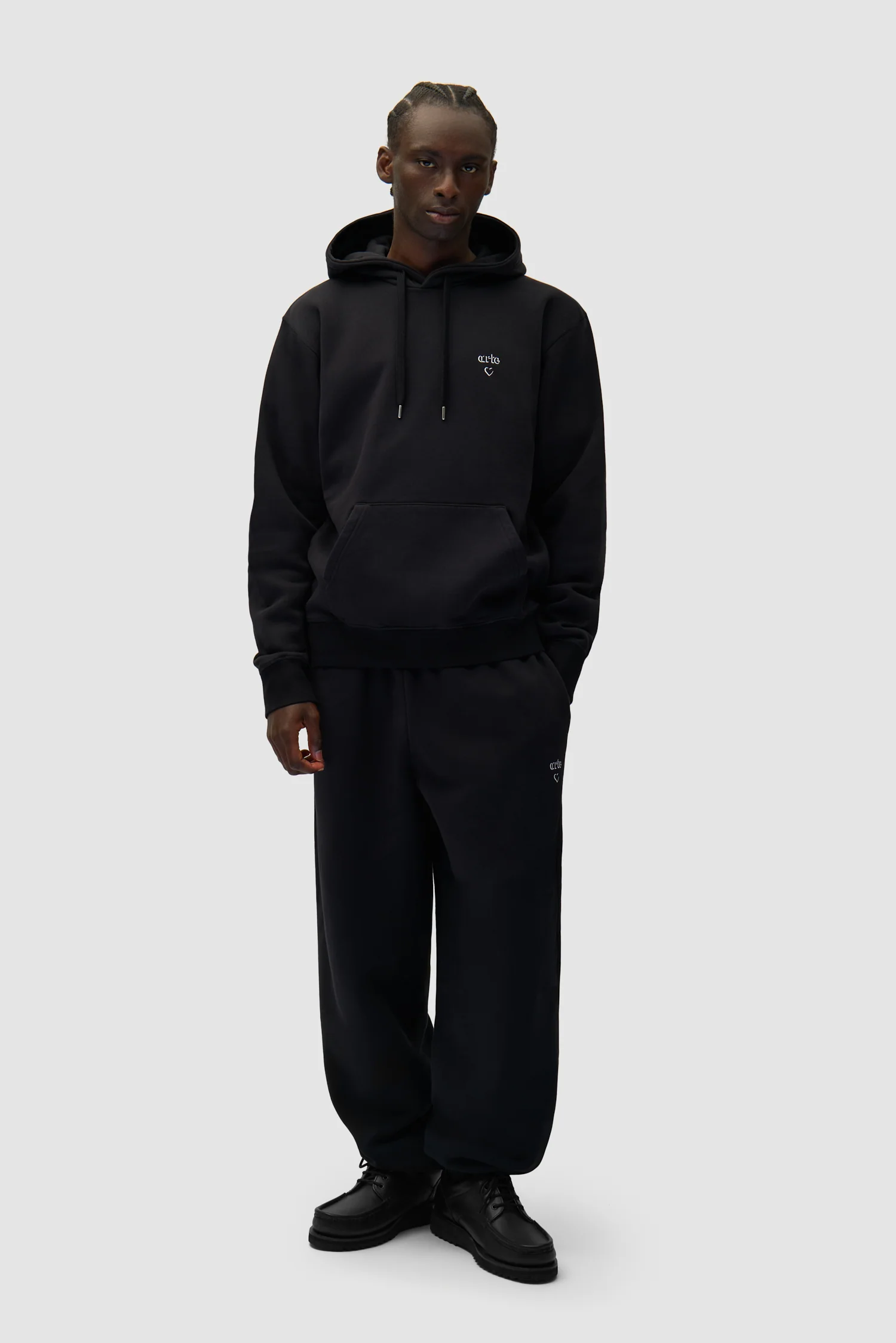 Arte Heart Hoodie - Black - Image 4