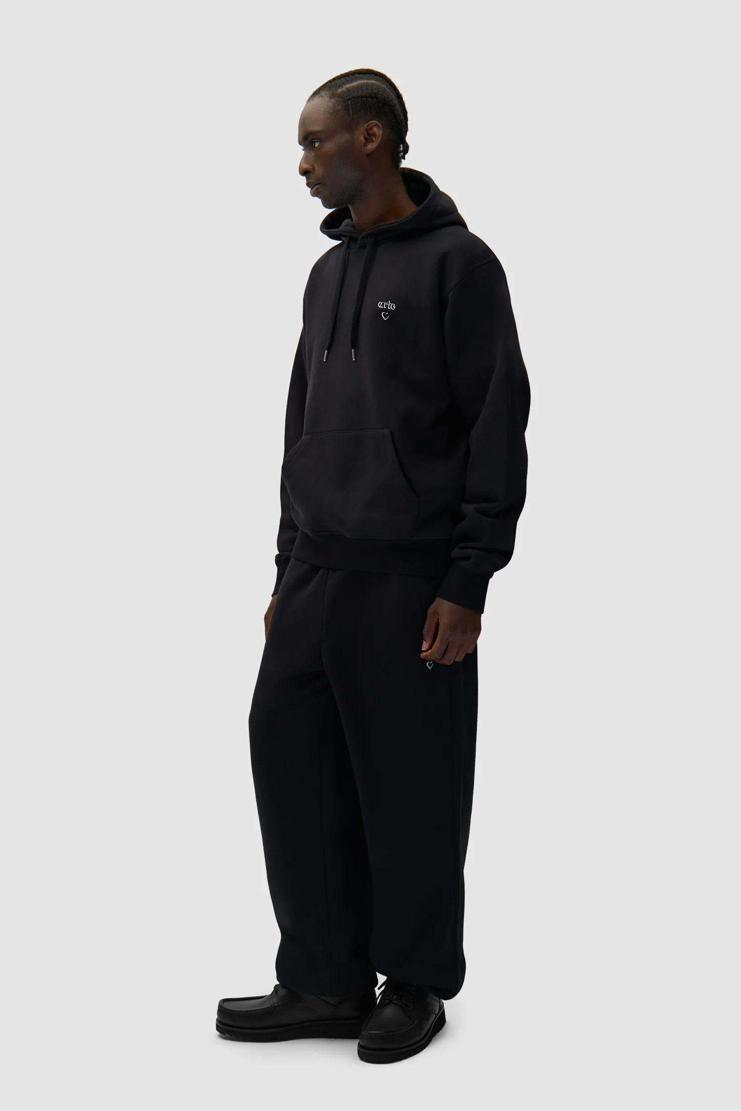 Arte Heart Hoodie - Black - Image 6