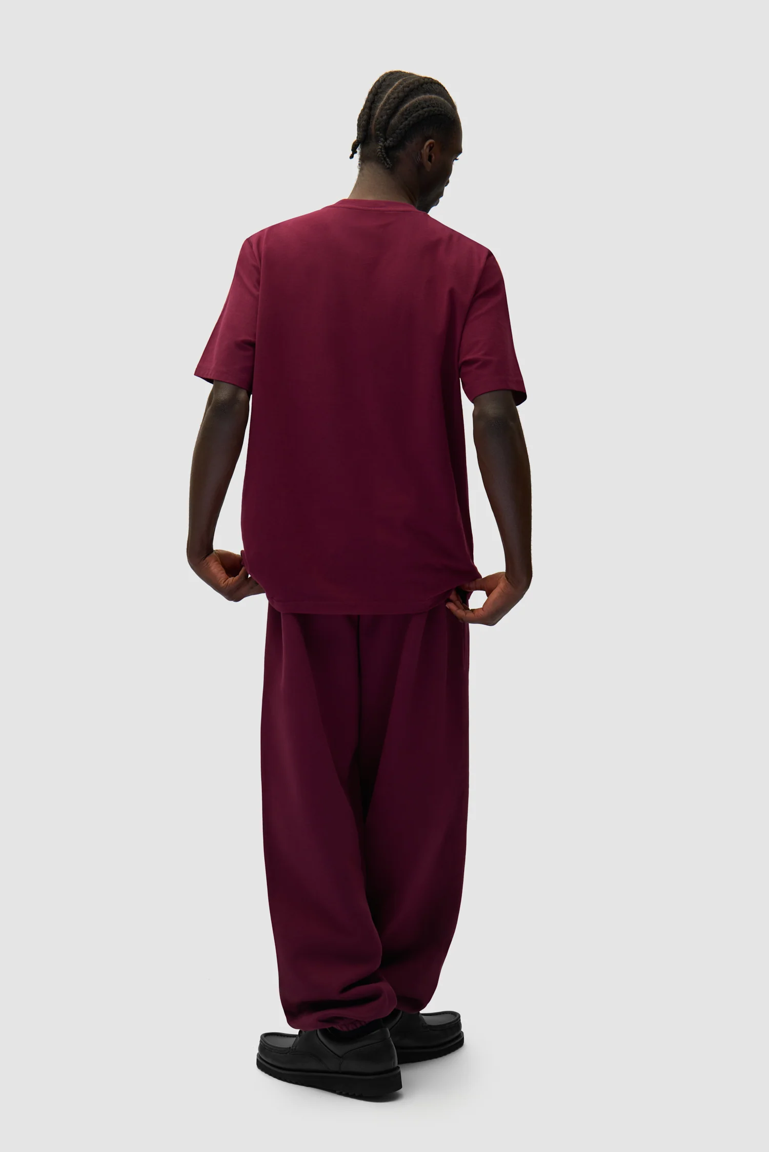 Arte Heart Pants - Bordeaux - Image 7