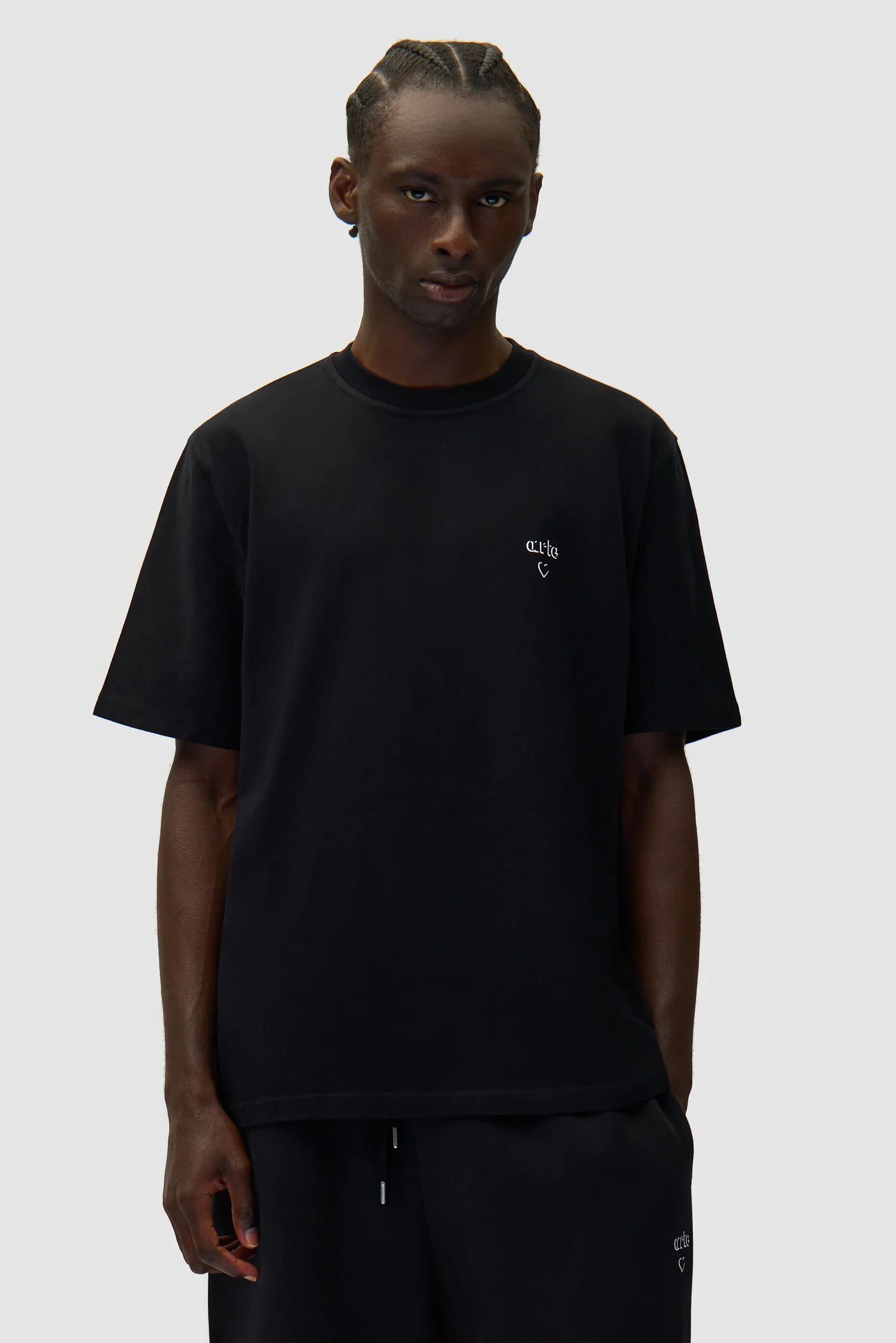Arte Heart T-shirt - Black - Image 2