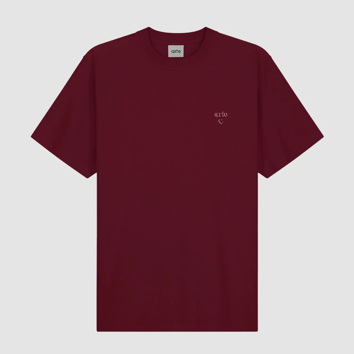 Arte Heart T-shirt - Bordeaux