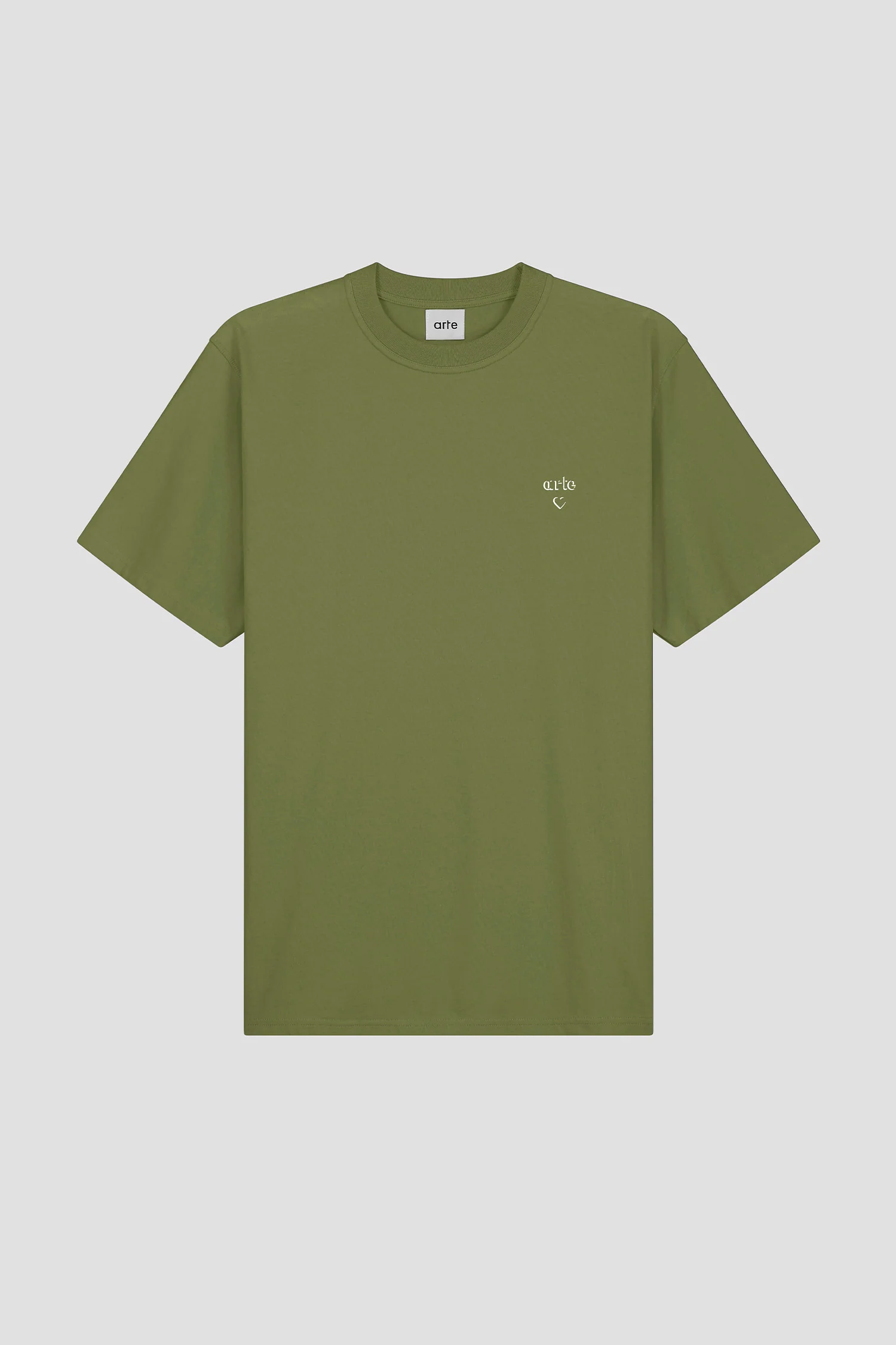 Arte Heart T-shirt - Green - Image 8