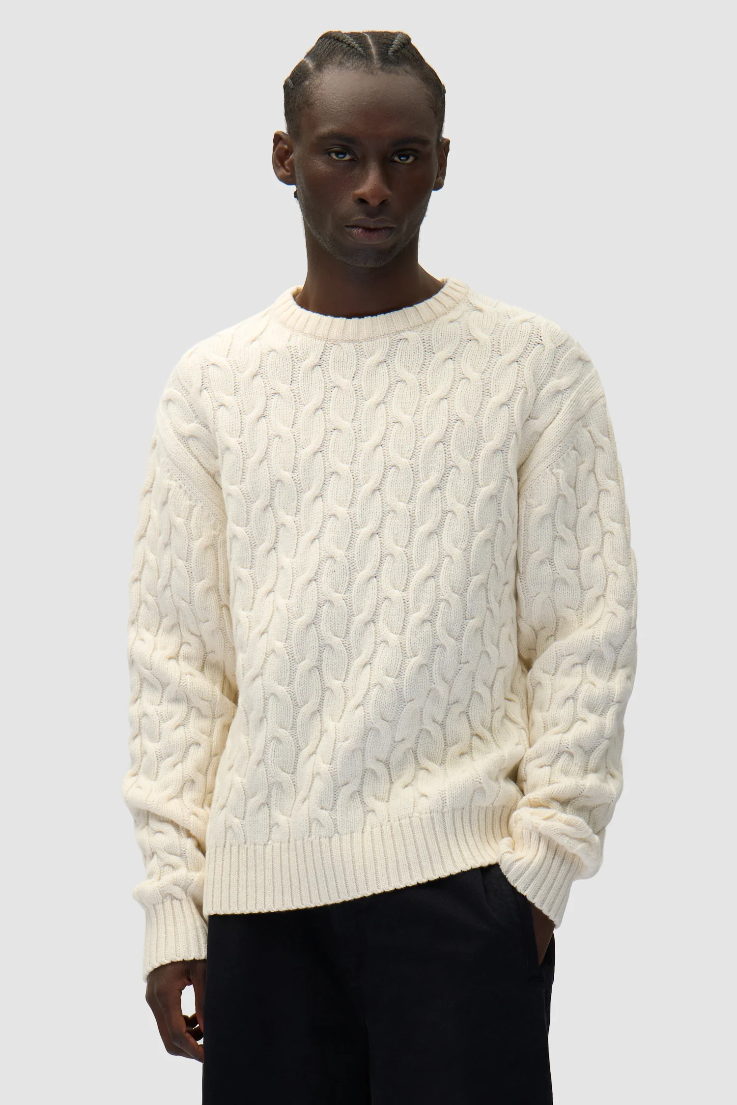 [defect] Arte Knit Sweater - Cream - Image 3