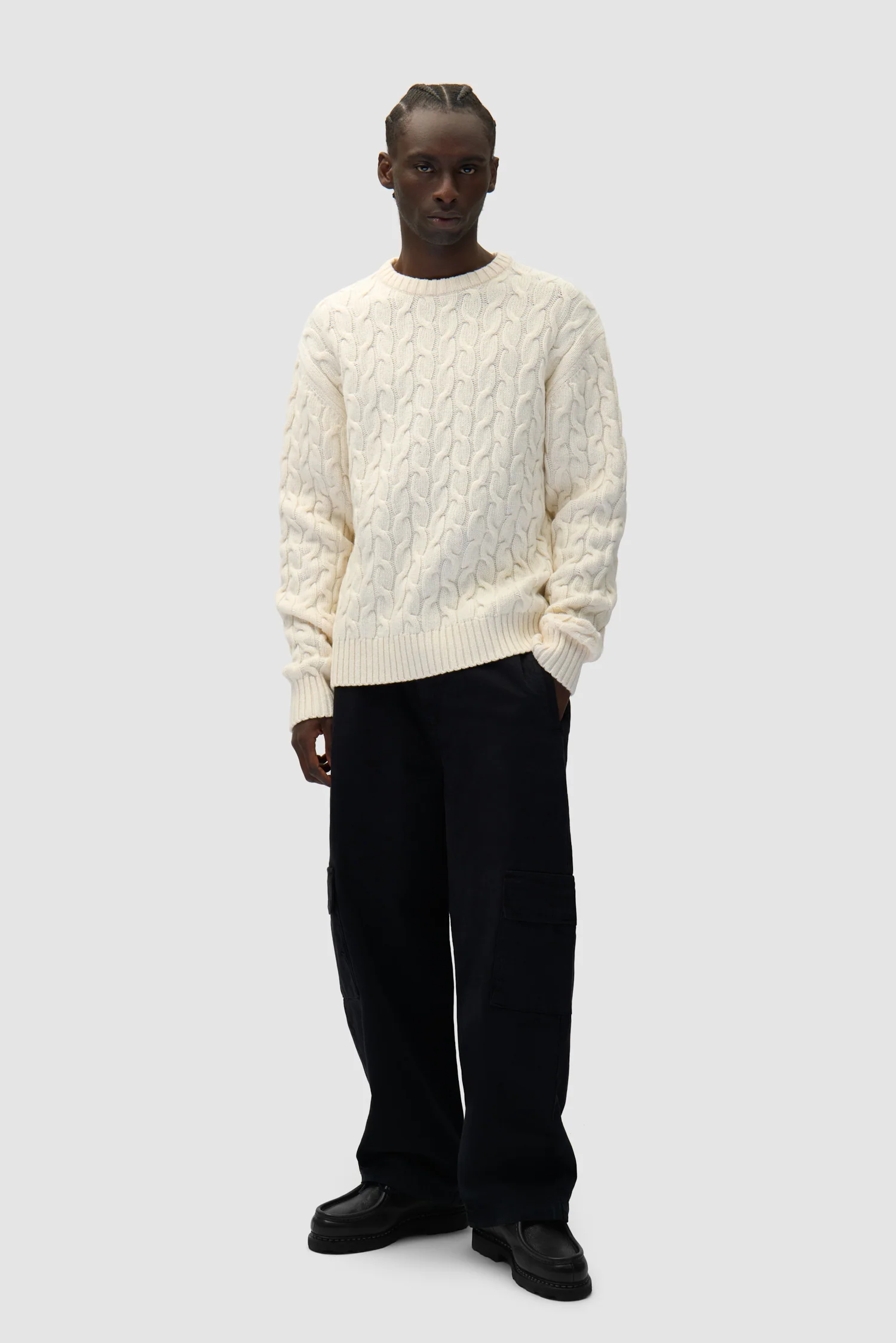[defect] Arte Knit Sweater - Cream - Image 4