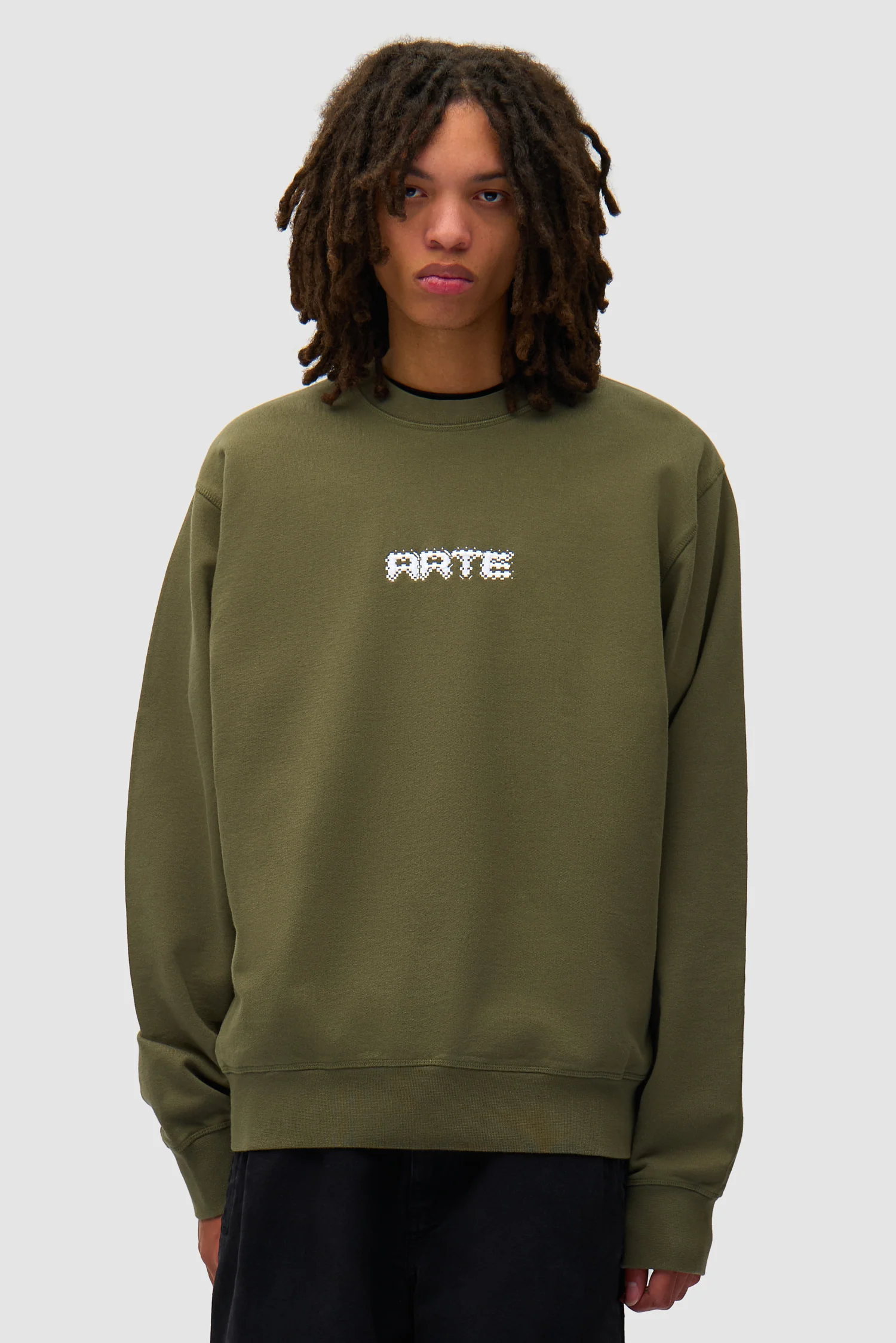 Arte Pixel Crewneck - Green - Image 2