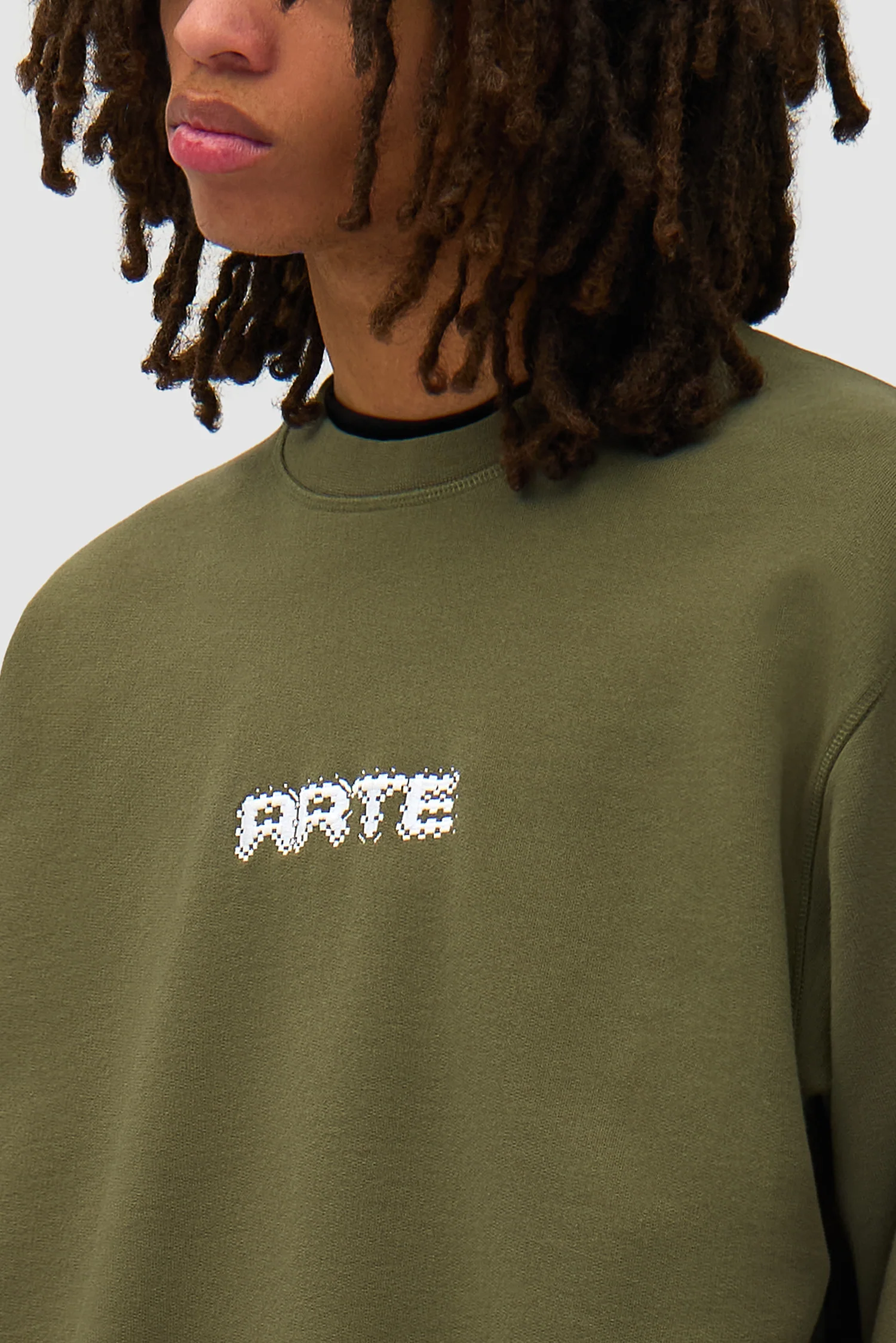 Arte Pixel Crewneck - Green - Image 8