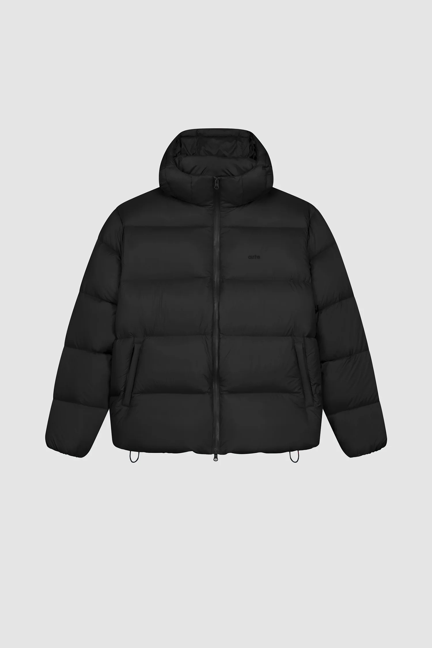 Arte Puffer Jacket - Black - Image 8