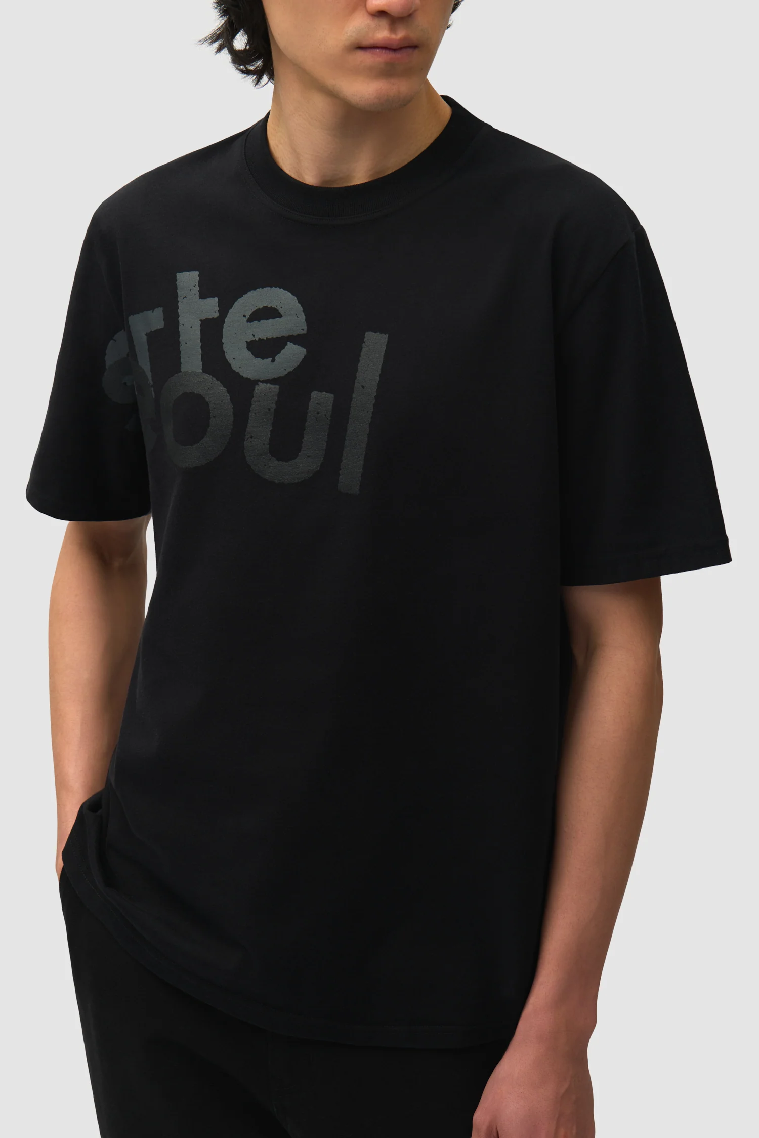 Arte/Seoul T-shirt - Black - Image 7