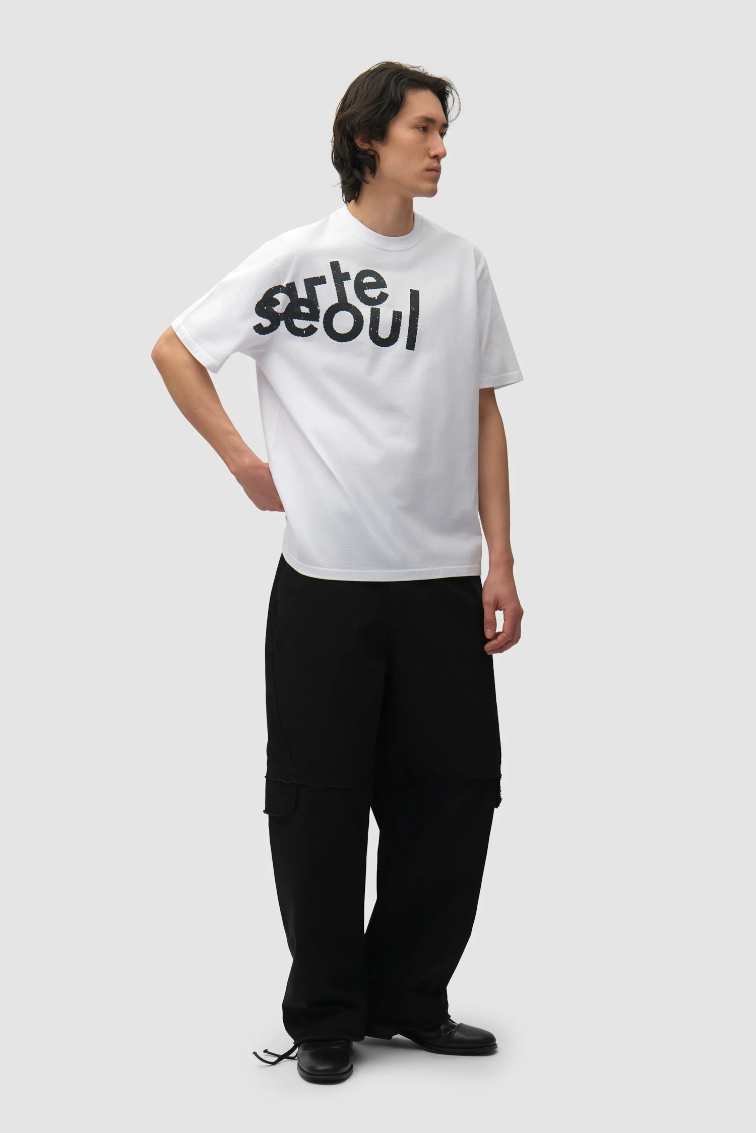 Arte/Seoul T-shirt - White - Image 5