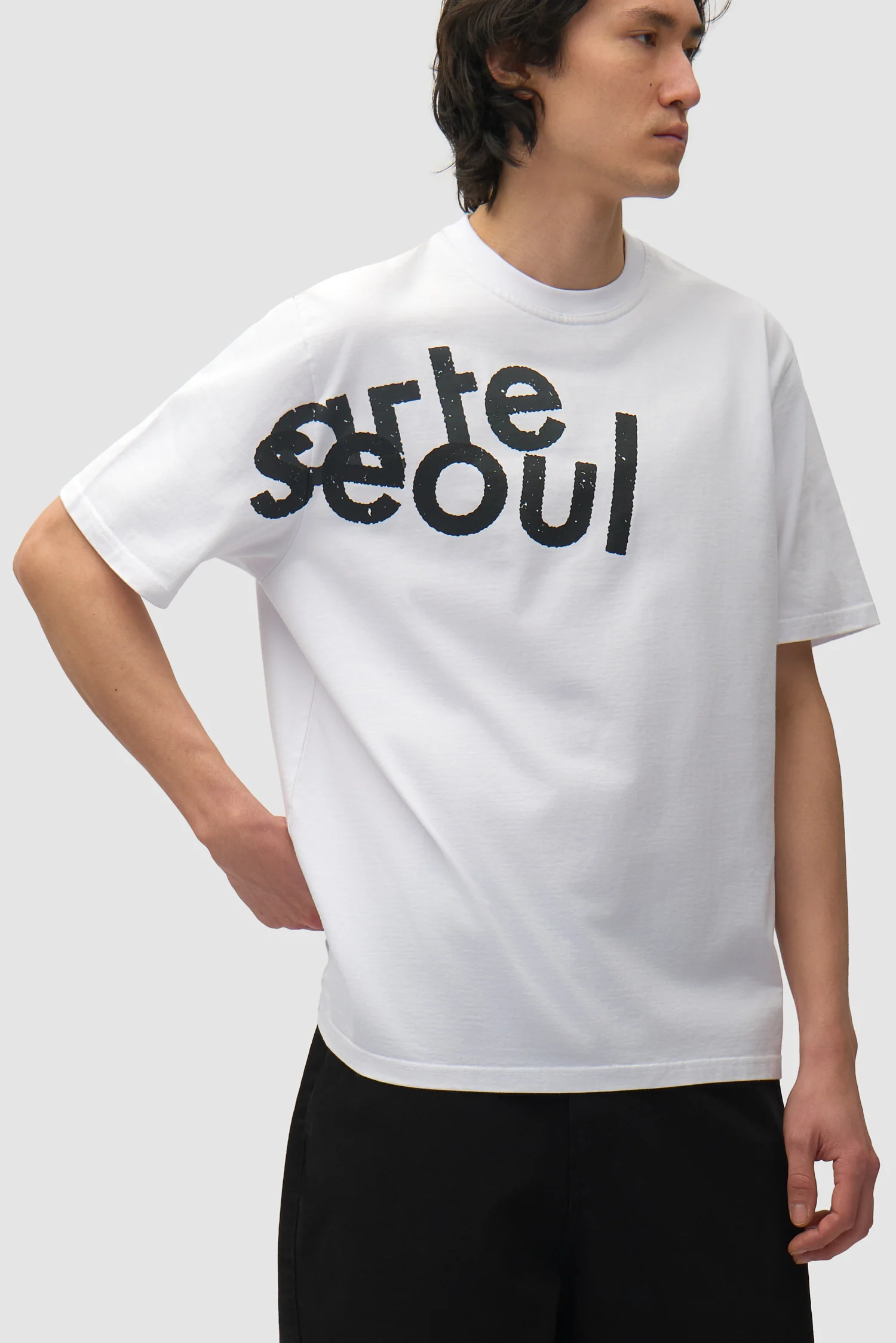Arte/Seoul T-shirt - White - Image 7