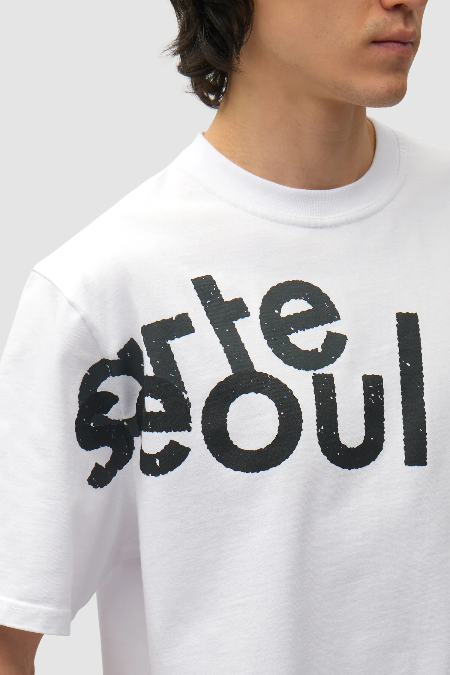 Arte/Seoul T-shirt - White - Image 8