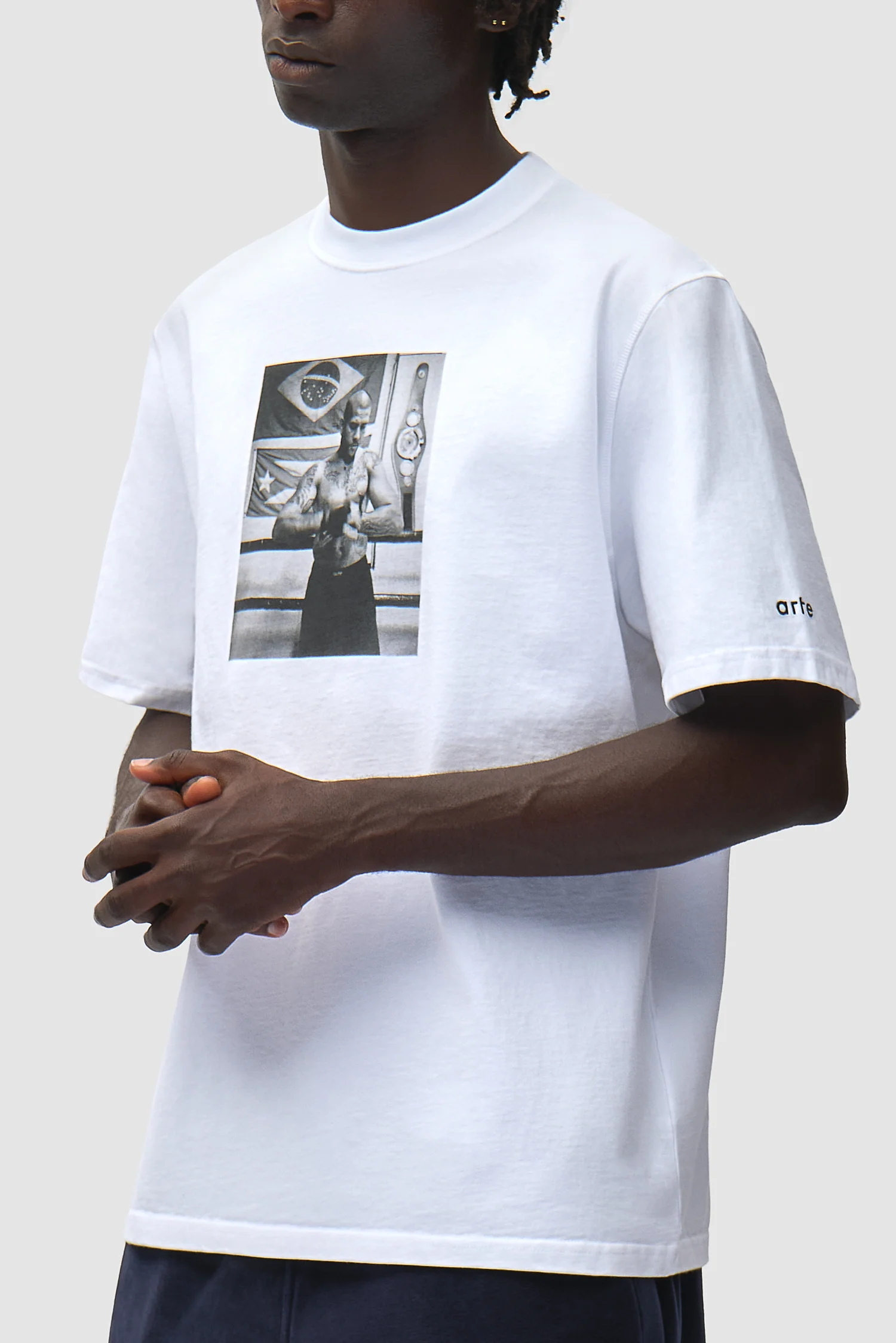 Arte x Poatan T-Shirt - White - Image 6