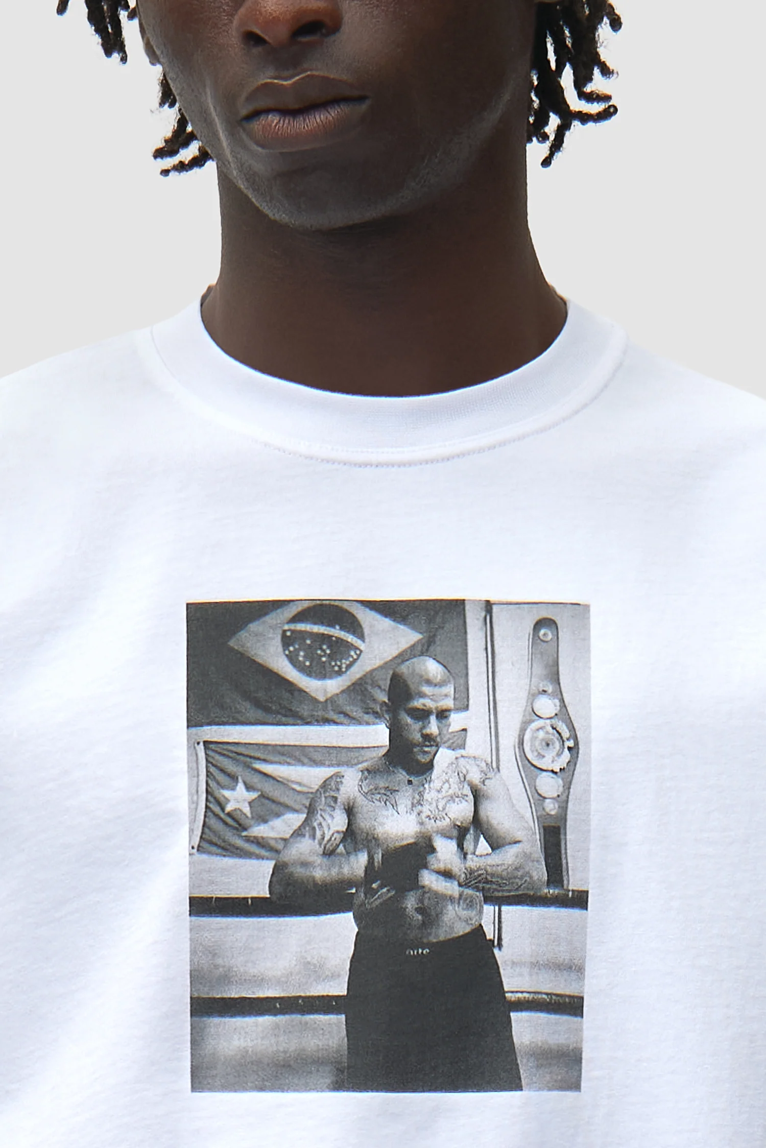 Arte x Poatan T-Shirt - White - Image 8
