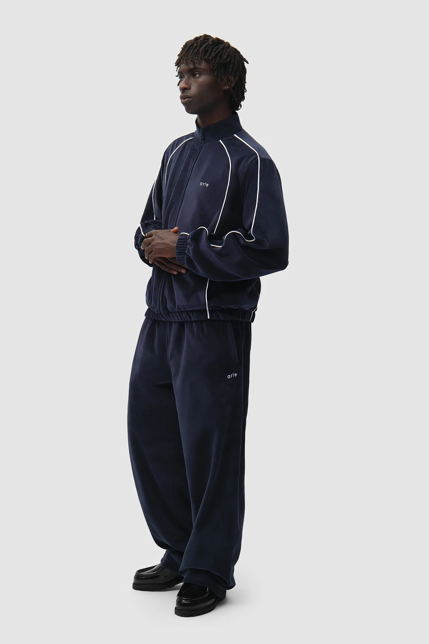 Arte x Poatan Track Jacket - Navy - Image 4