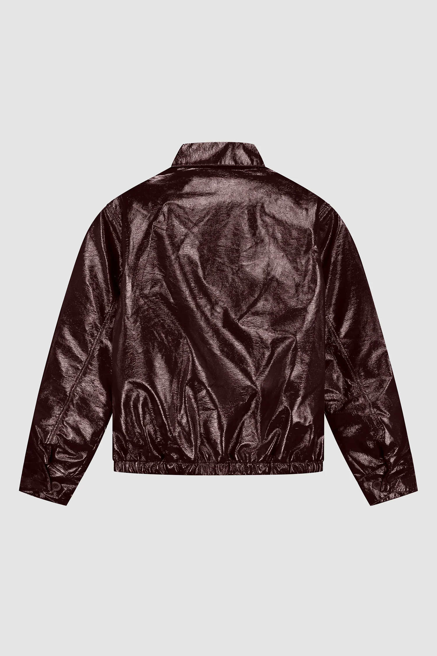 Patent PU Jacket - Red - Image 9