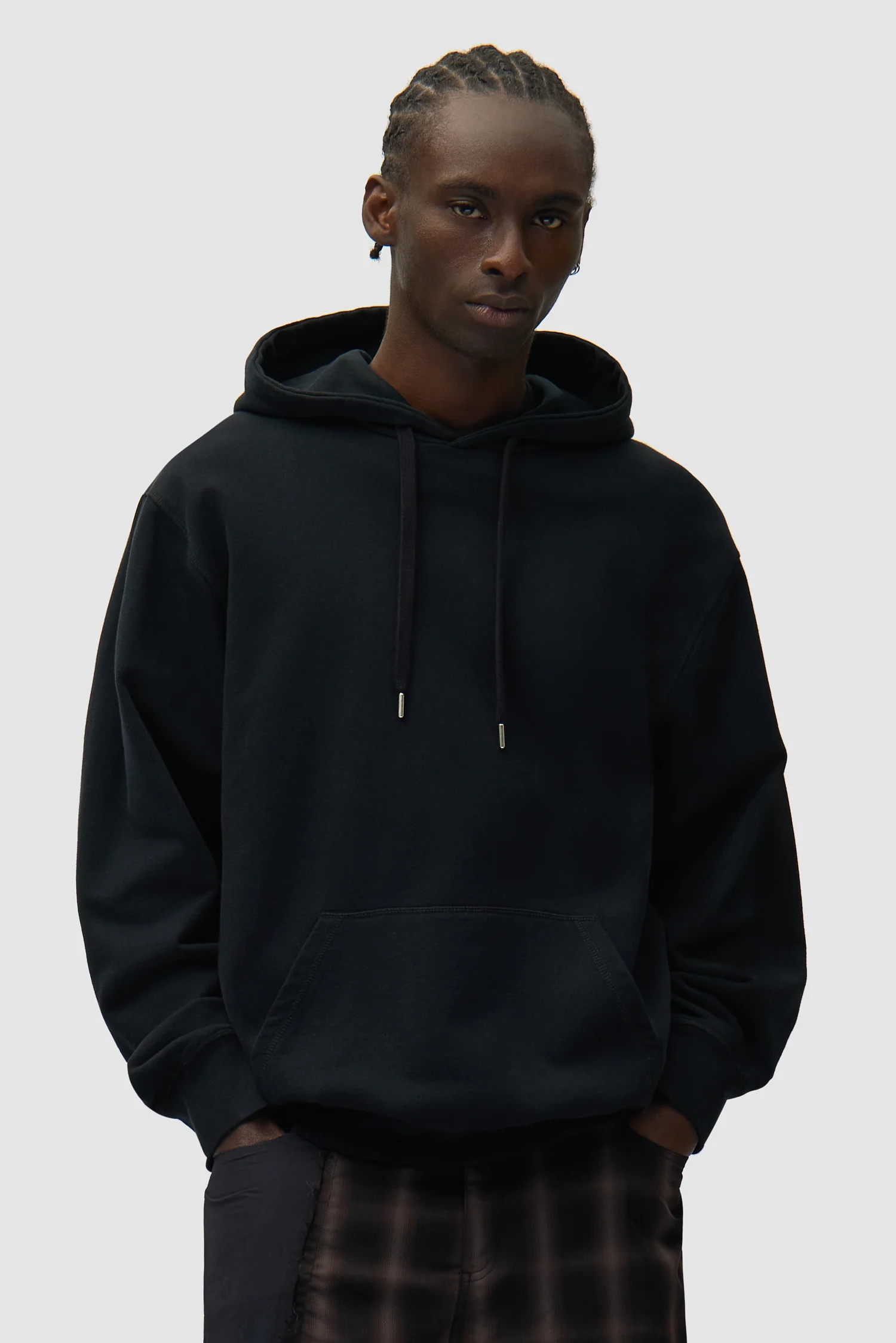 Back Abstract Hoodie - Black - Image 3