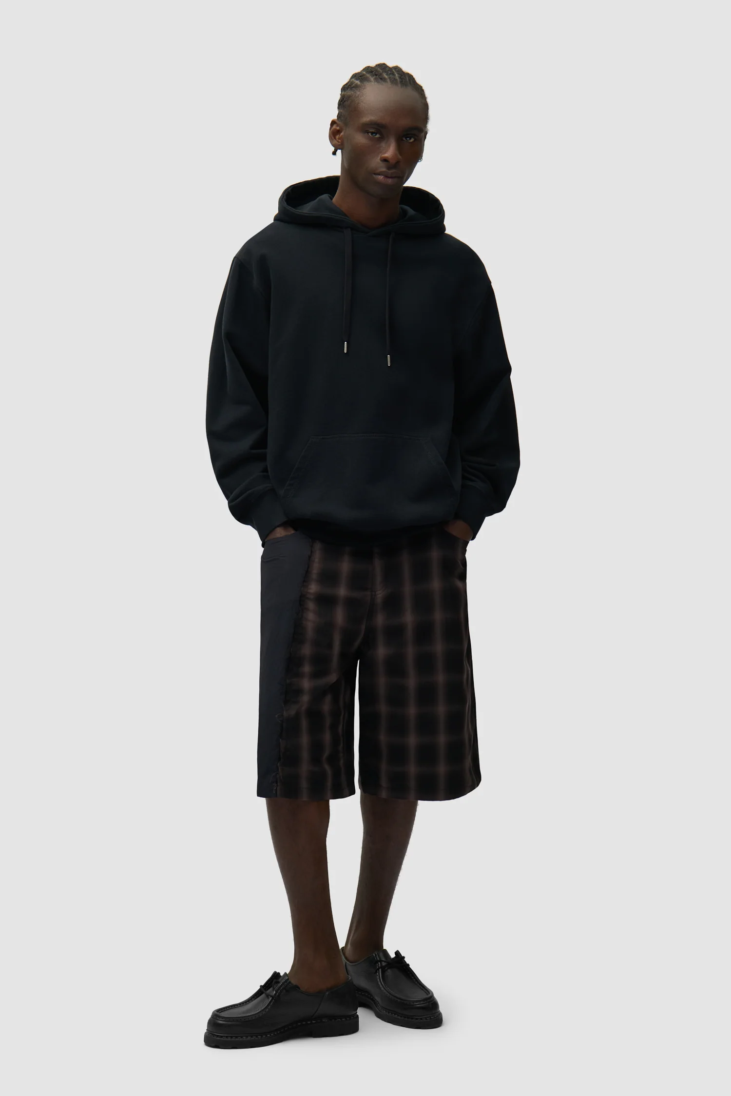 Back Abstract Hoodie - Black - Image 4