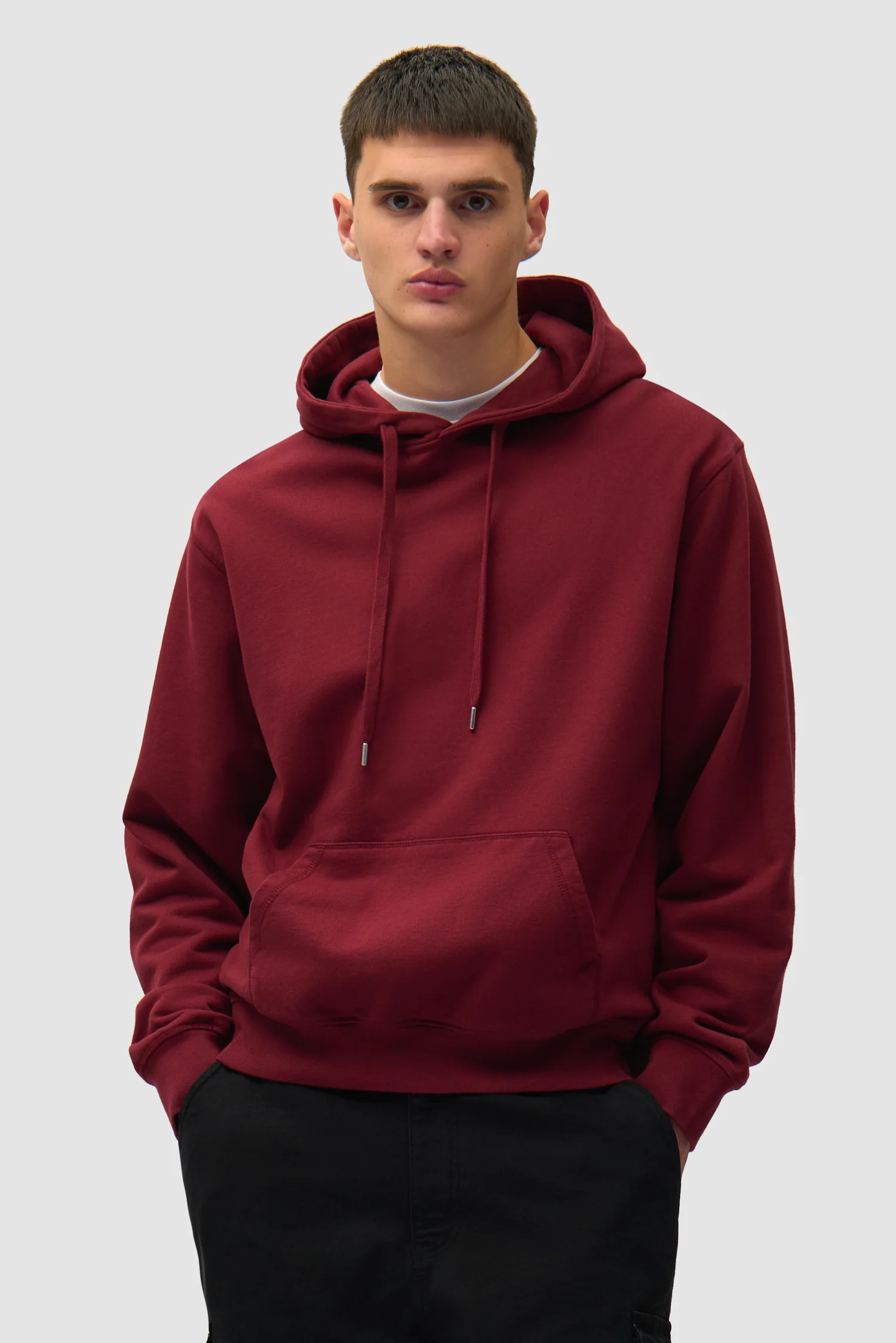 Back Abstract Hoodie - Bordeaux - Image 3