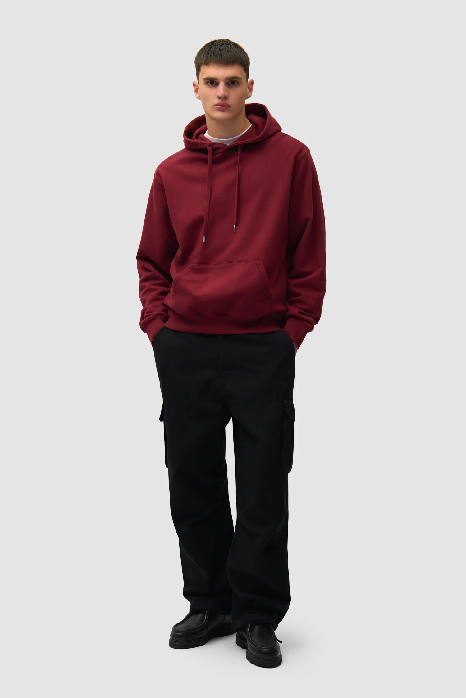 Back Abstract Hoodie - Bordeaux - Image 4