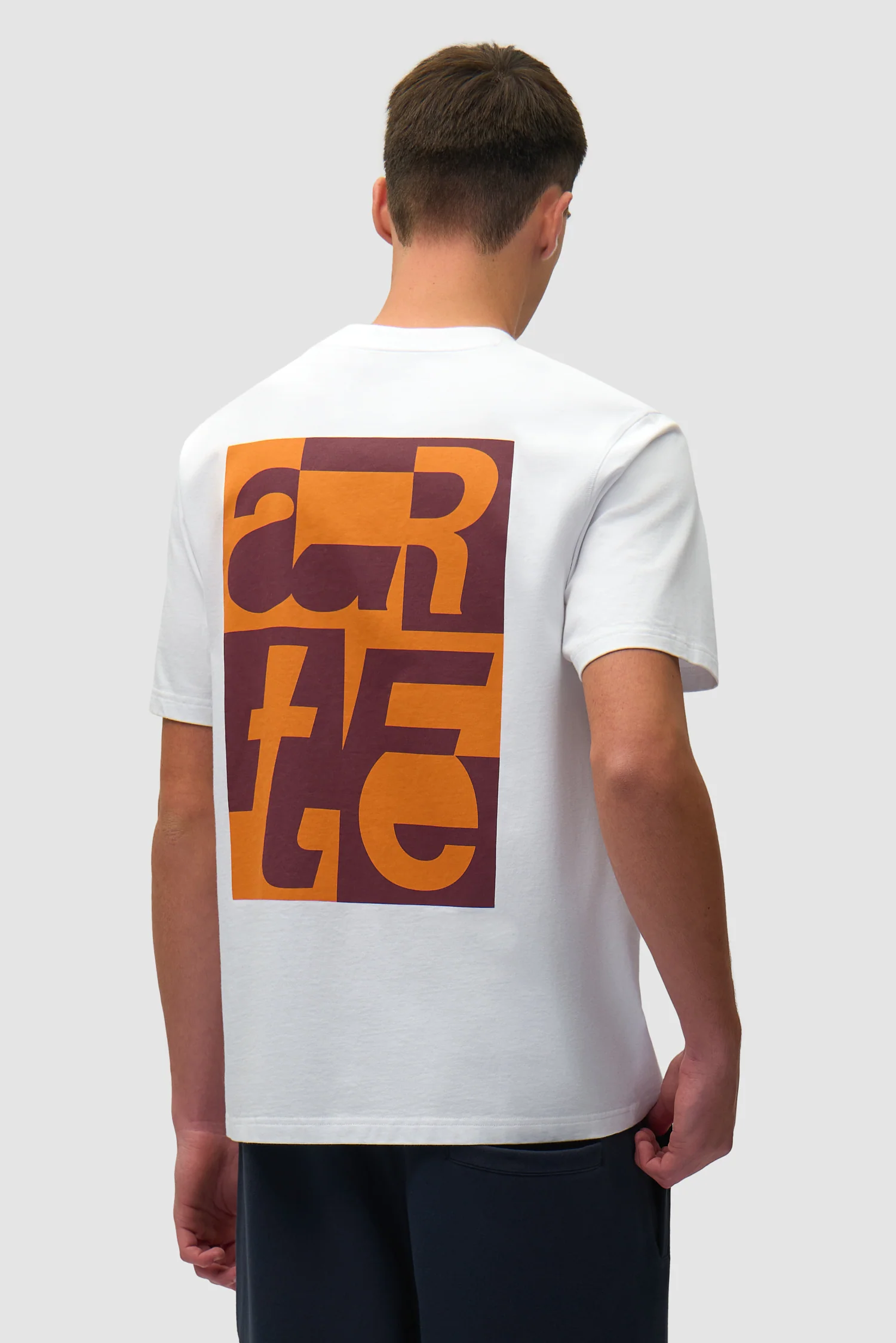 Back Graphic T-shirt - White - Image 2
