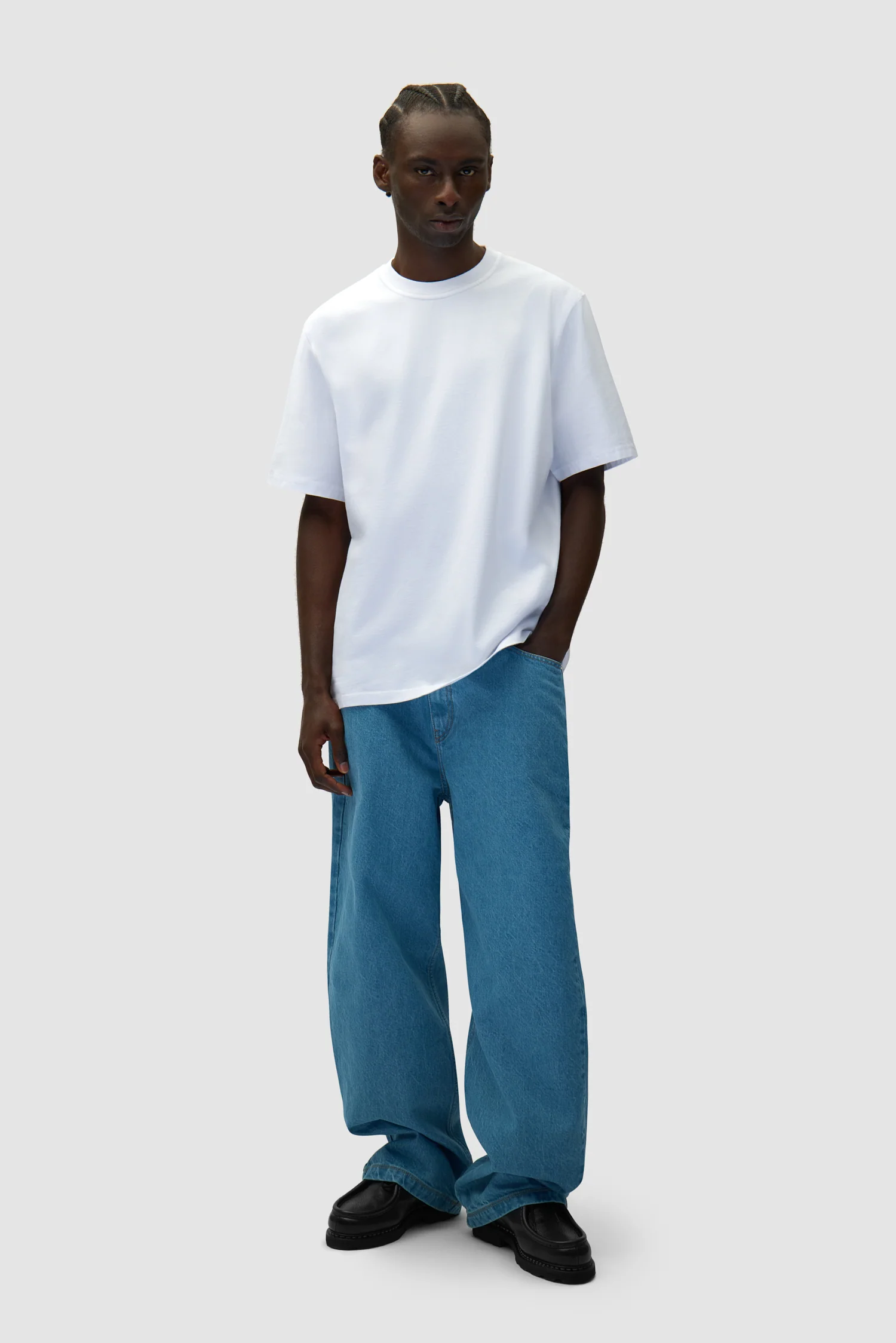 Back Pocket Graphic Pants - Bleach - Image 5